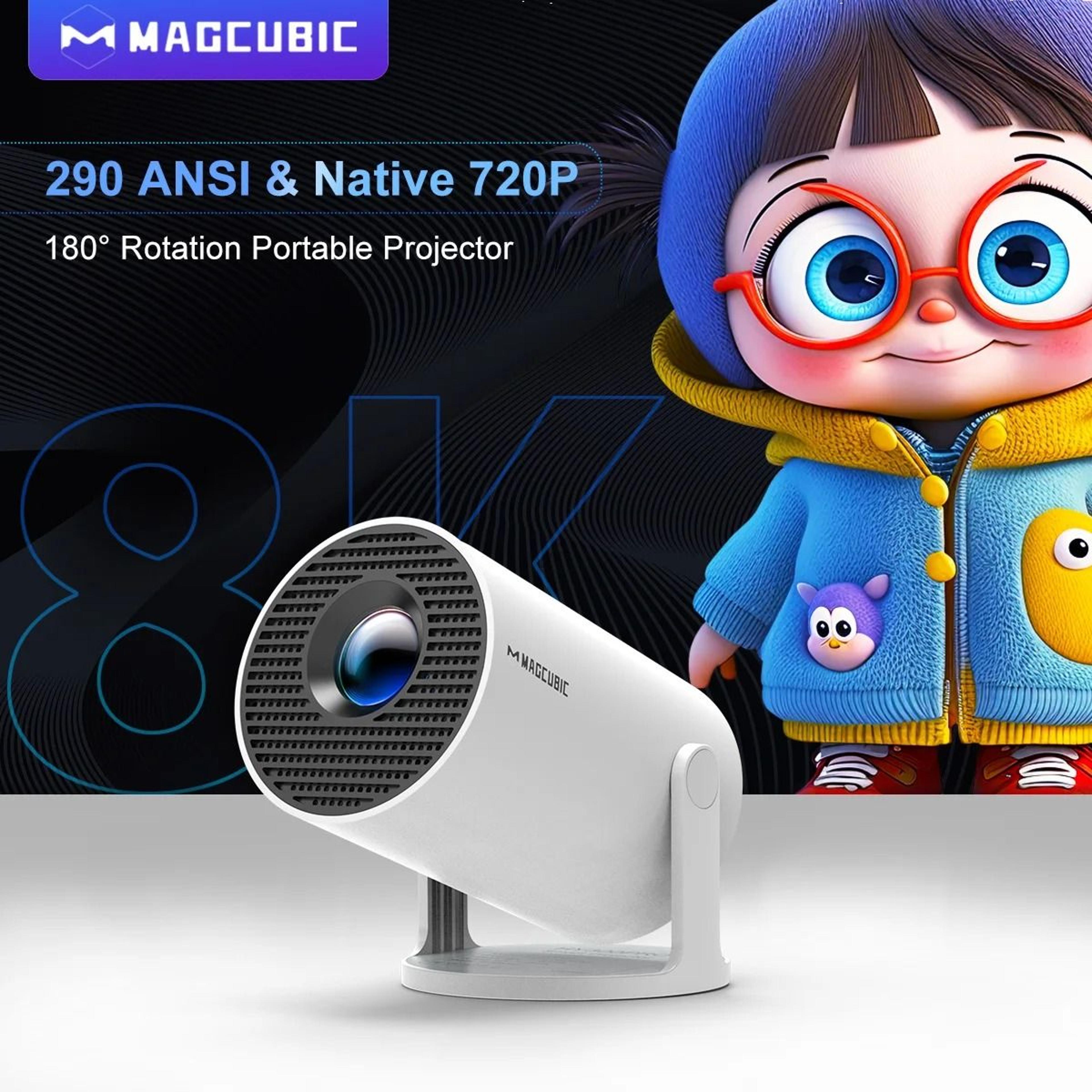 magcubic 8k wifi6 hy300 pro android 14 portable projector