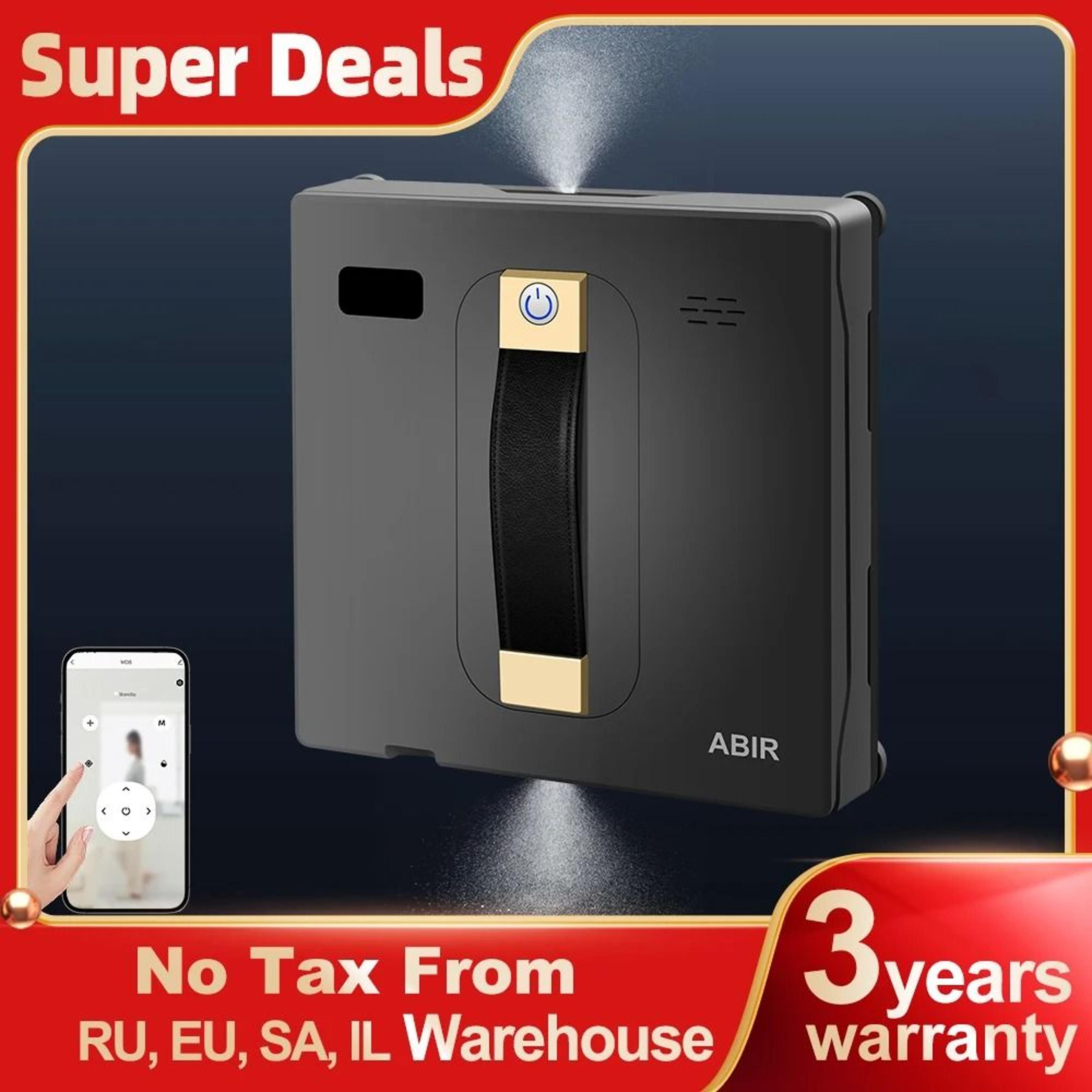 abir wd8 smart robot window cleaner