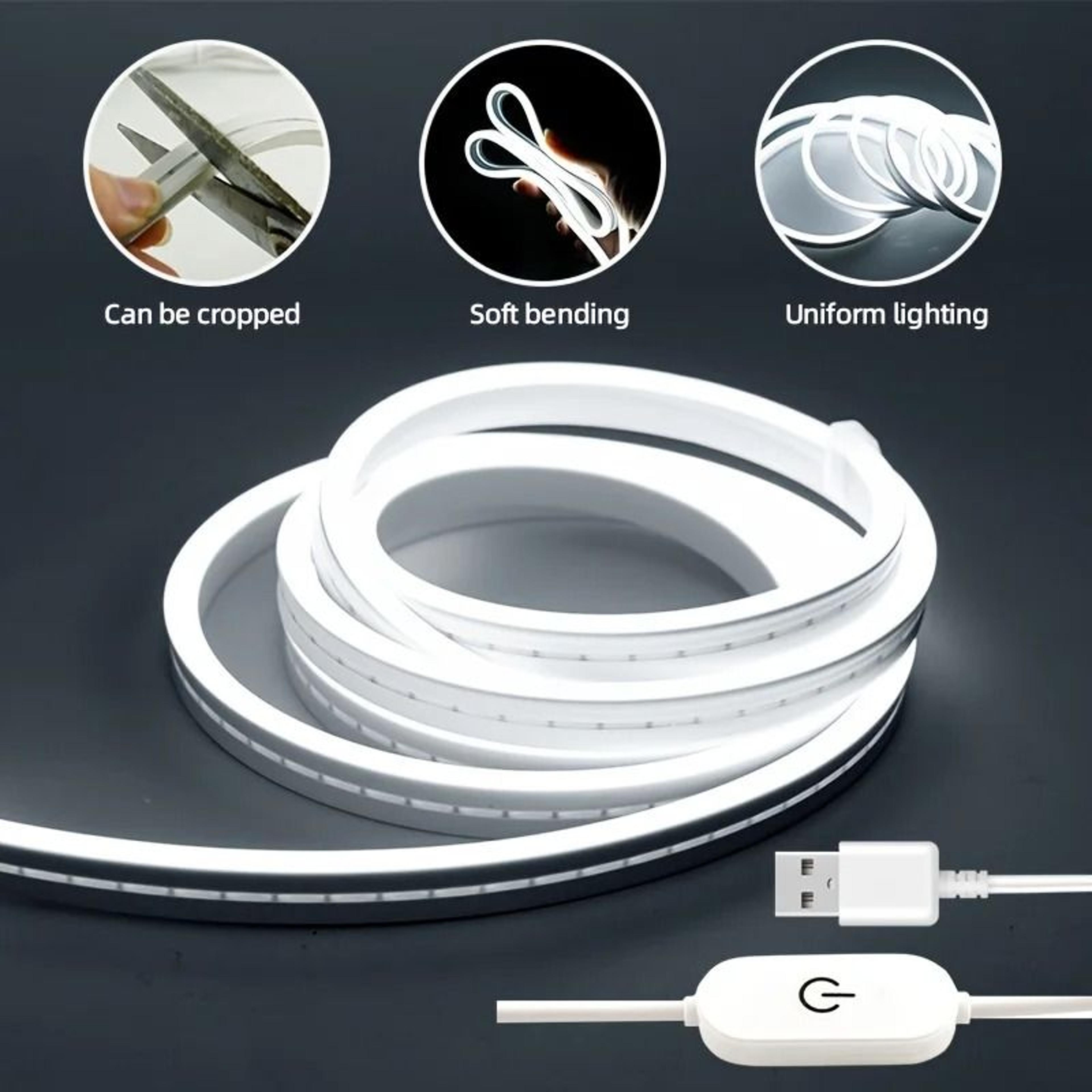 5v usb dimmable silicone led neon strip light