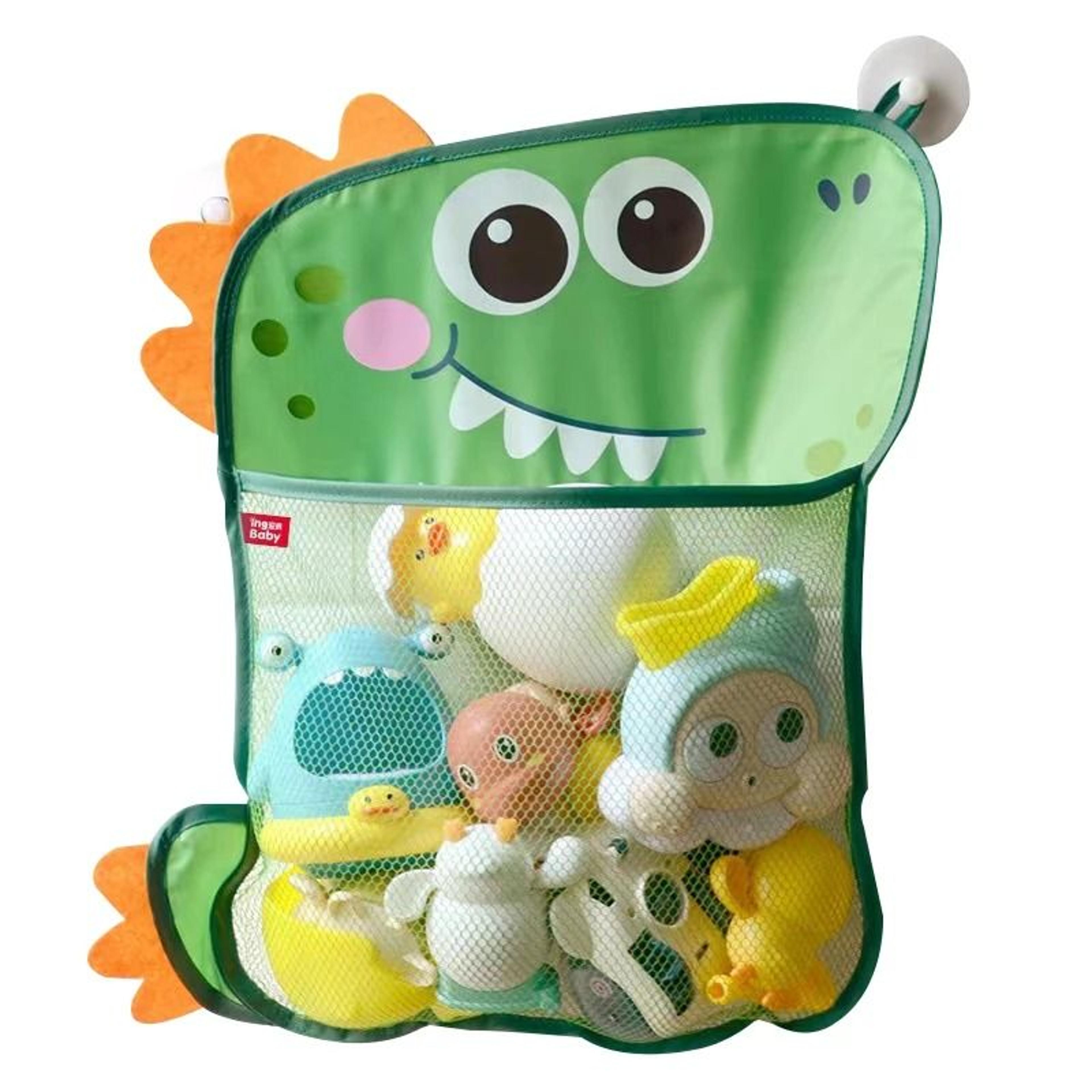 dinosaur baby shower toy storage mesh bag