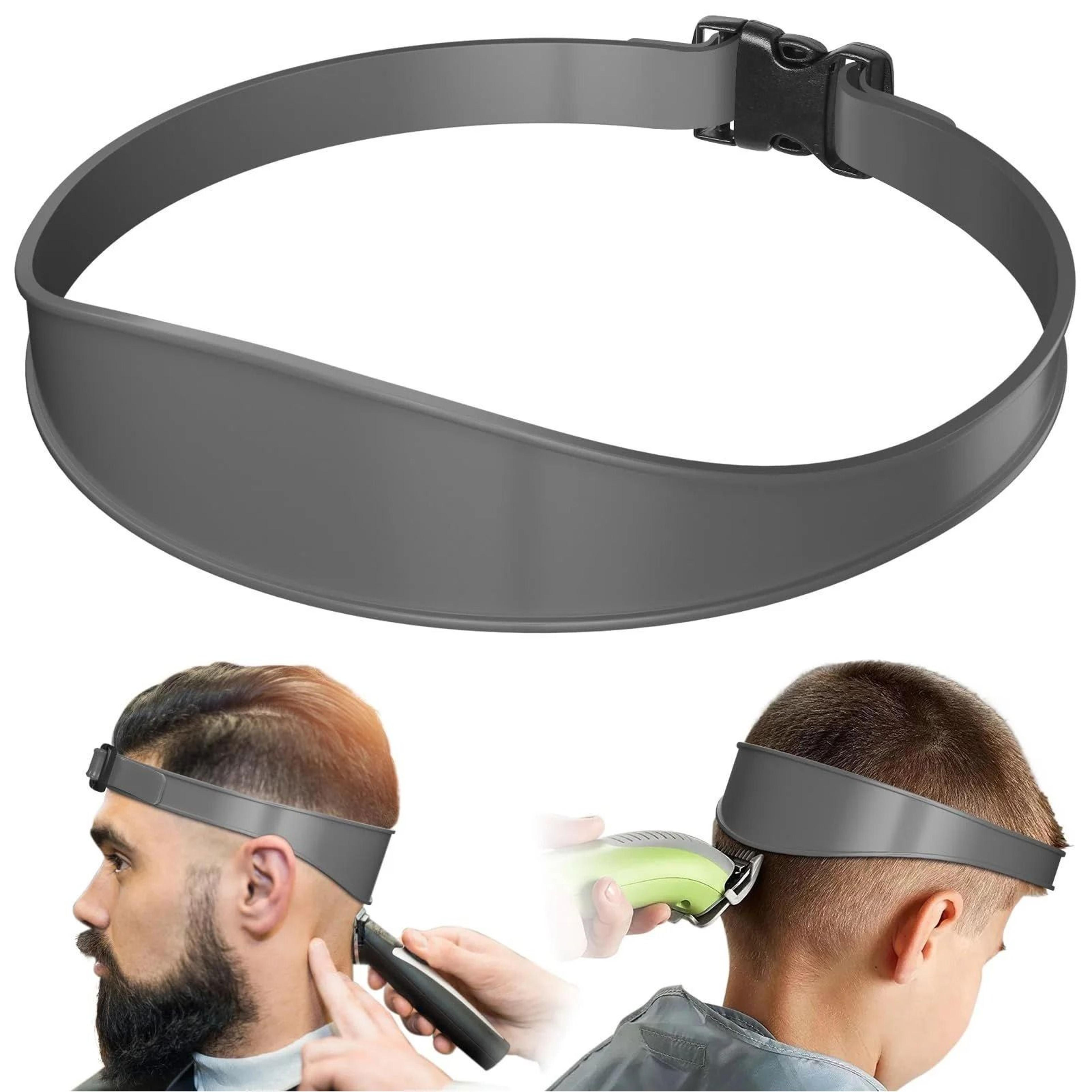 silicone neckline shaving template and hair trimming guide