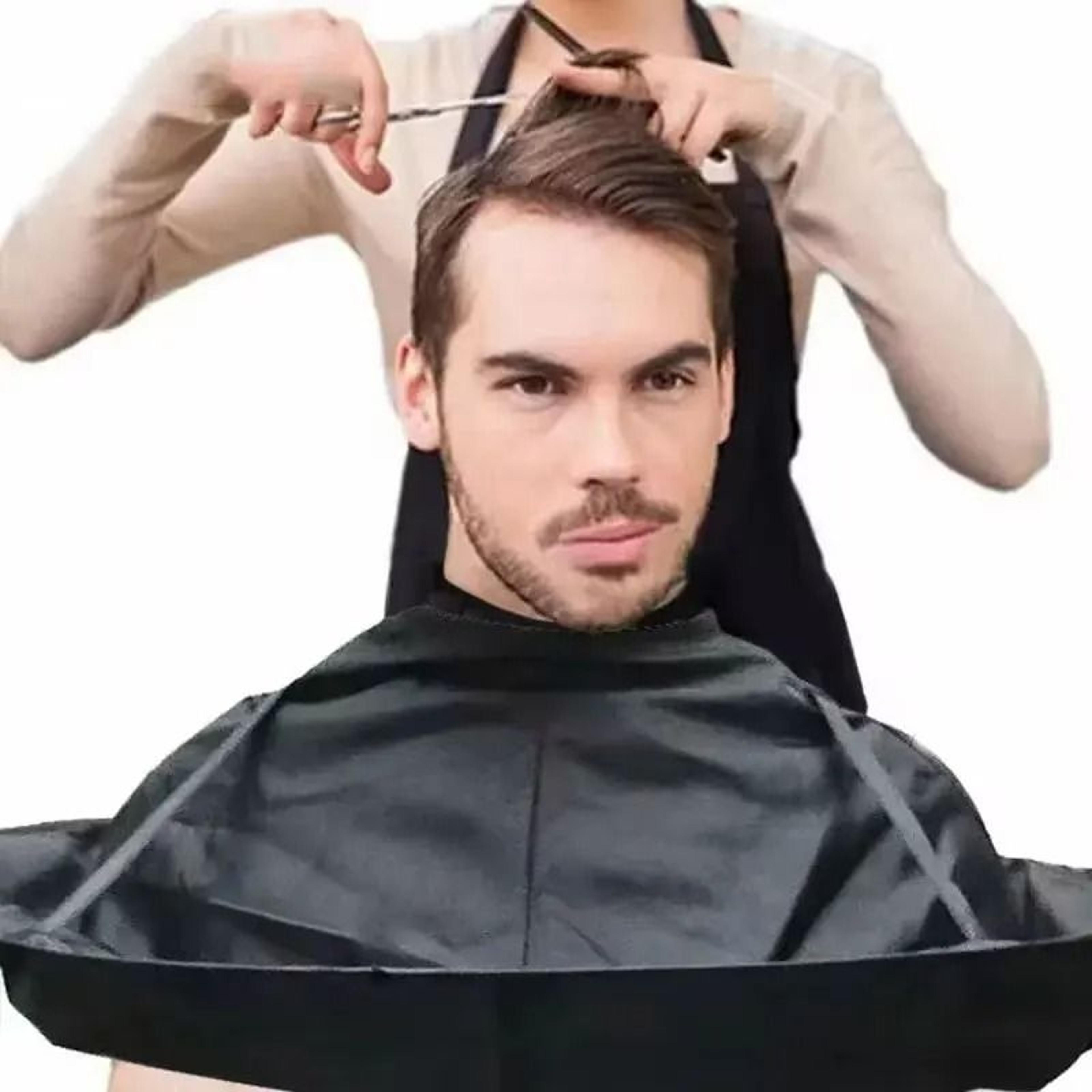 foldable three-dimensional haircut umbrella cape