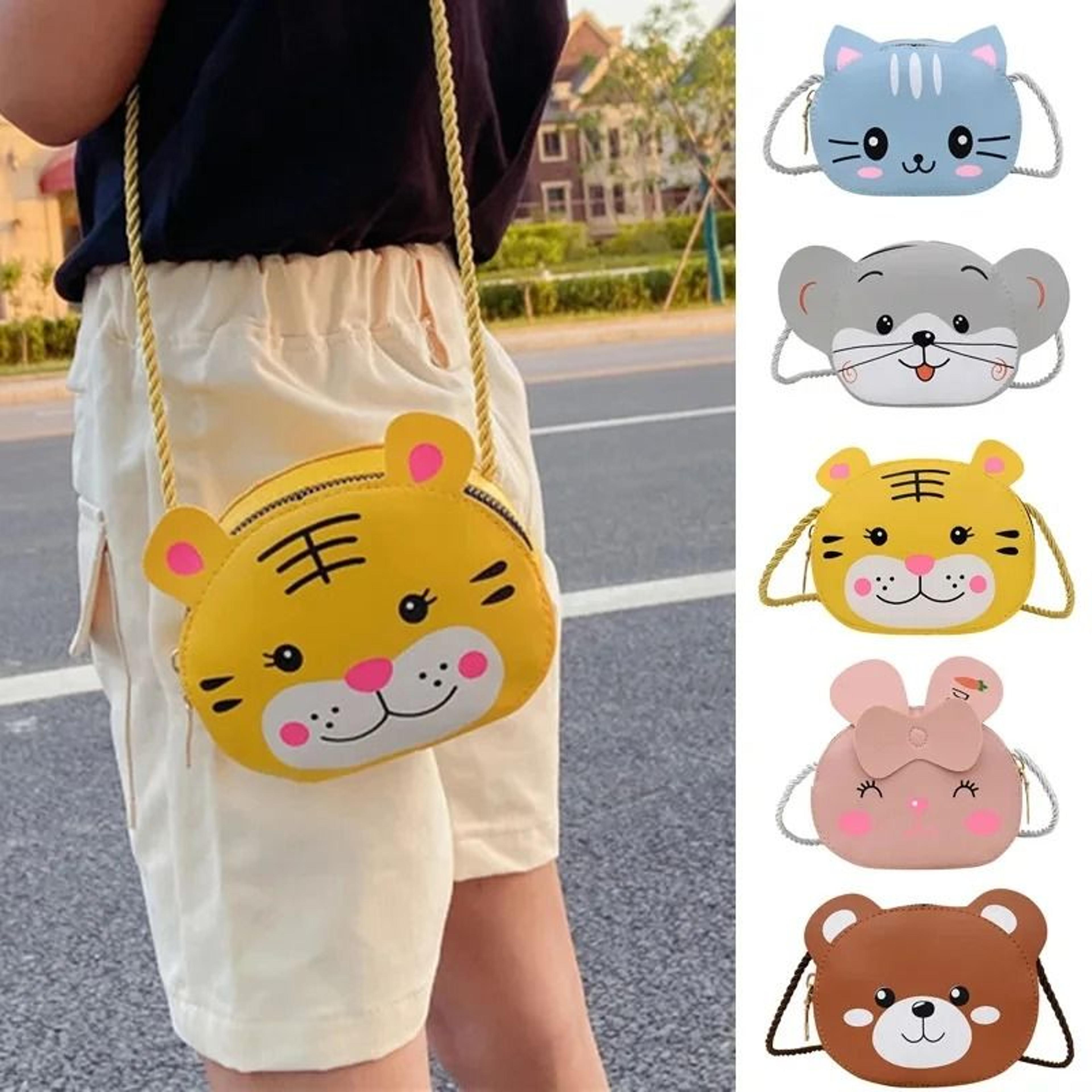 kids cartoon animal crossbody purse