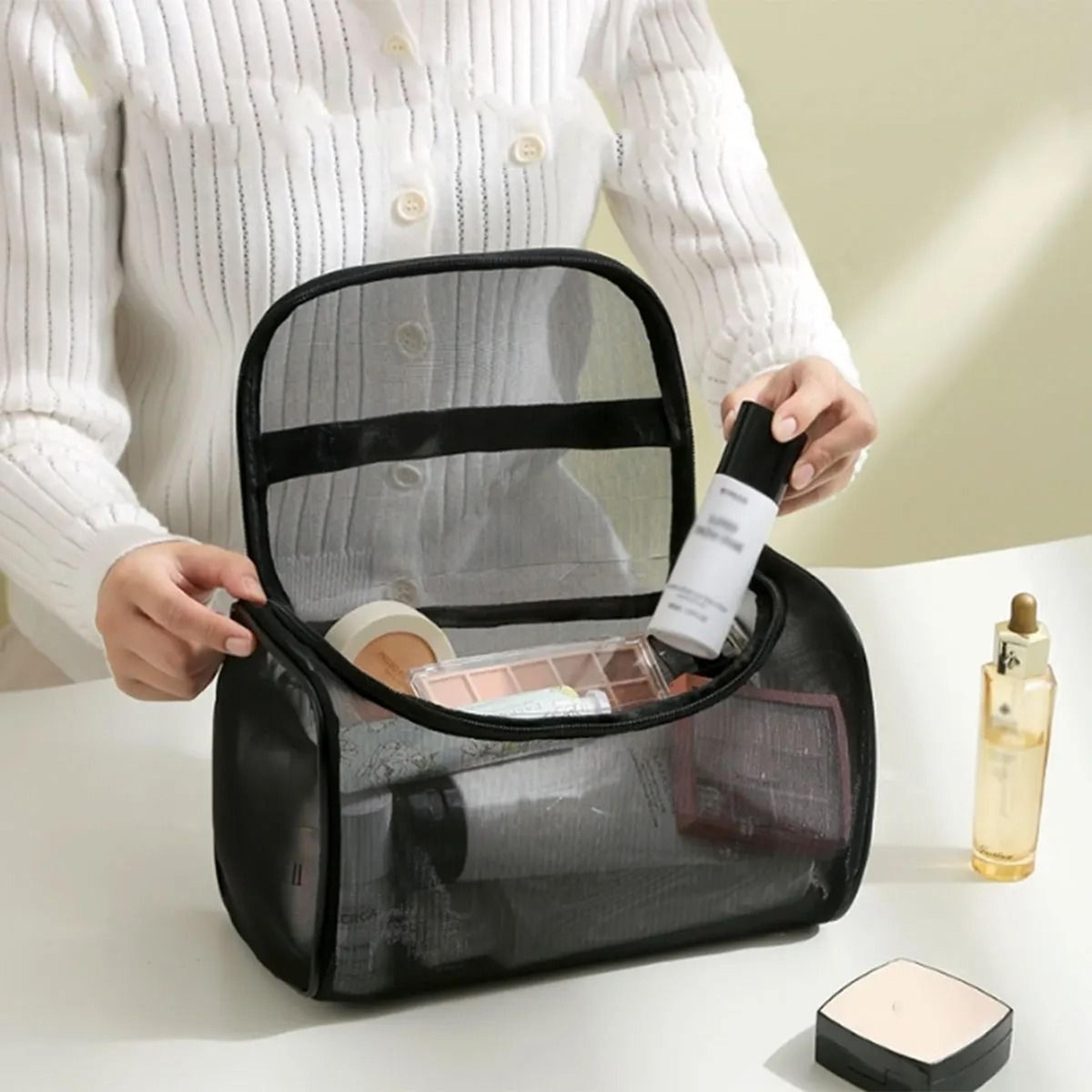 transparent large-capacity travel makeup and toiletry bag
