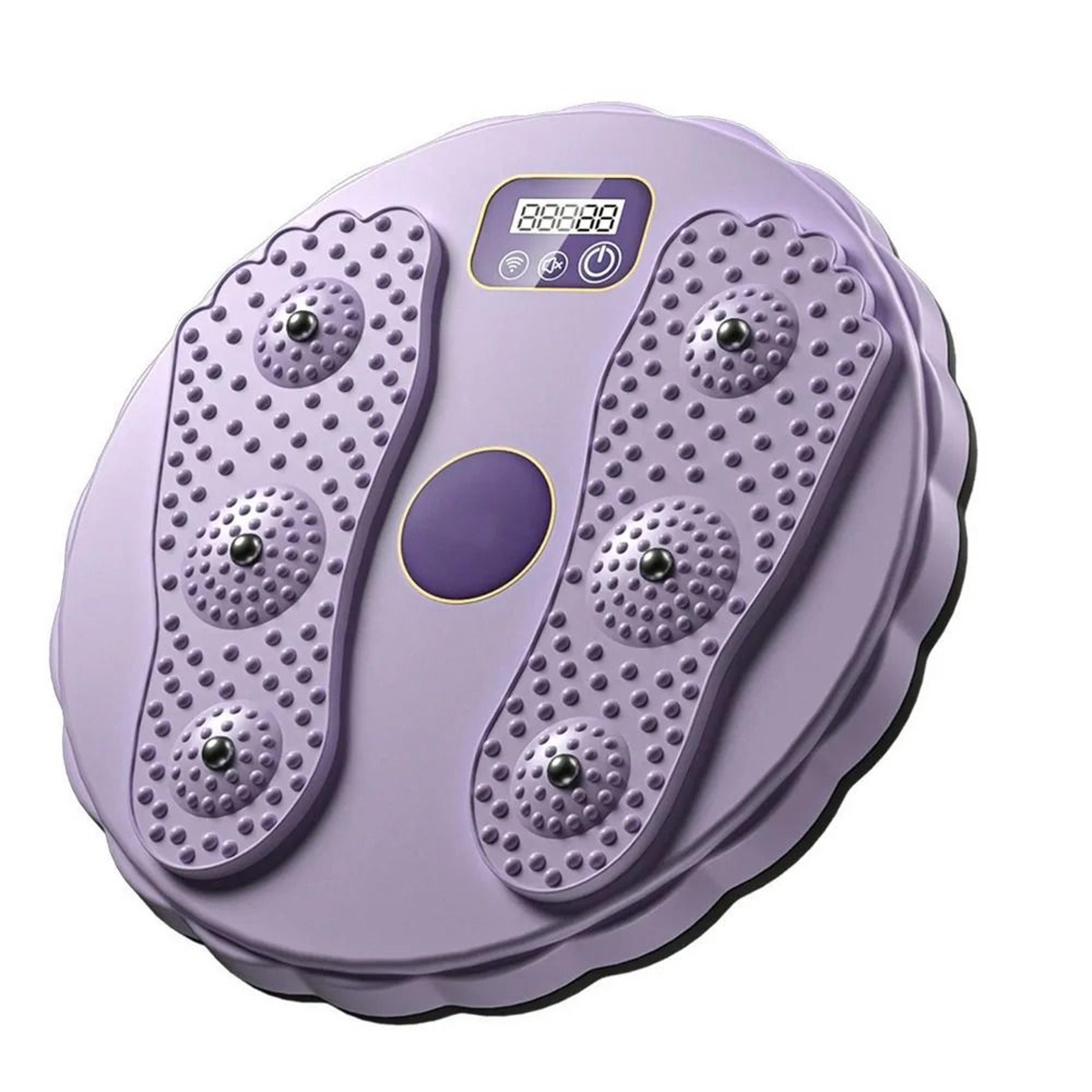 electronic lcd twisting waist disc with foot massage