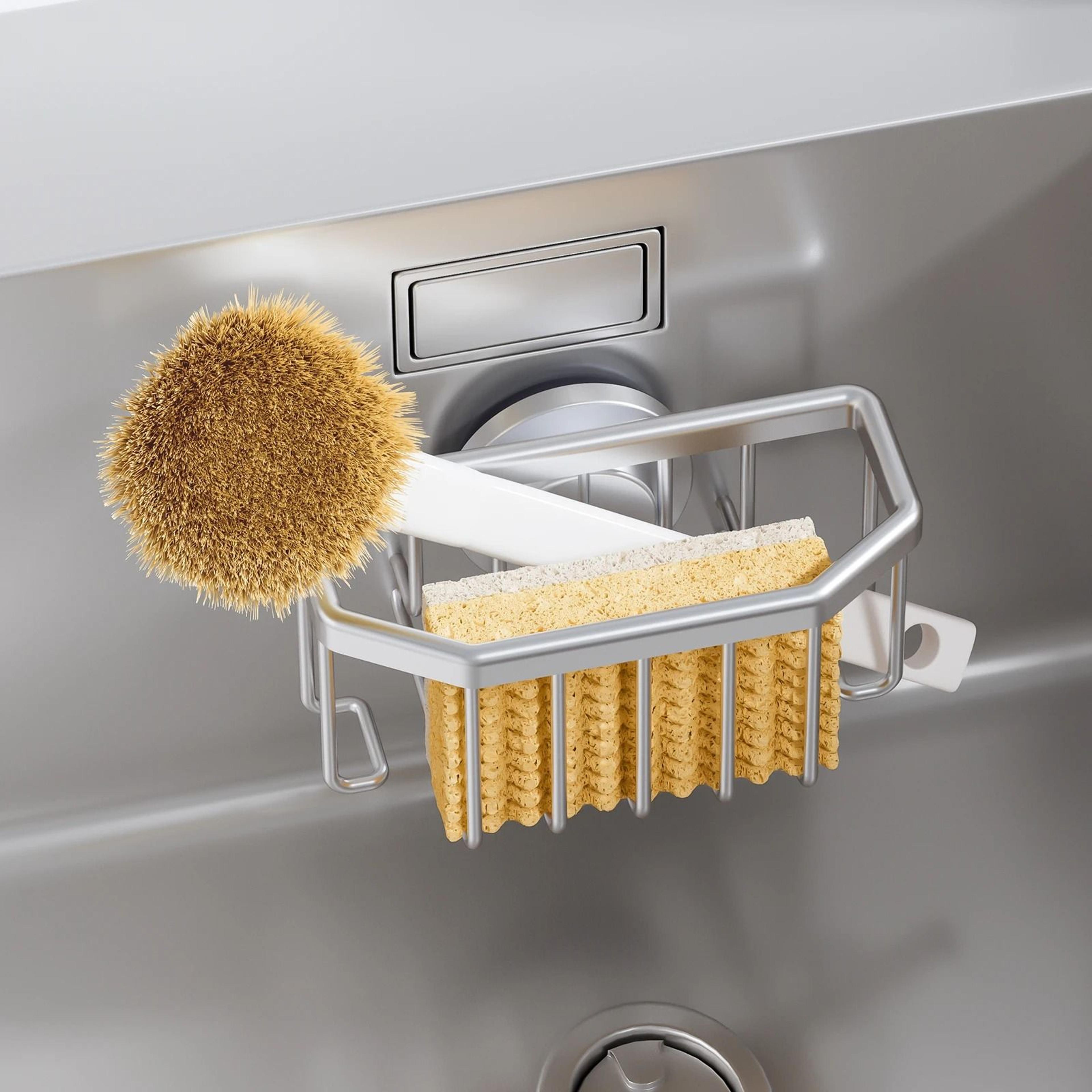 taili suction cup kitchen sink sponge holder