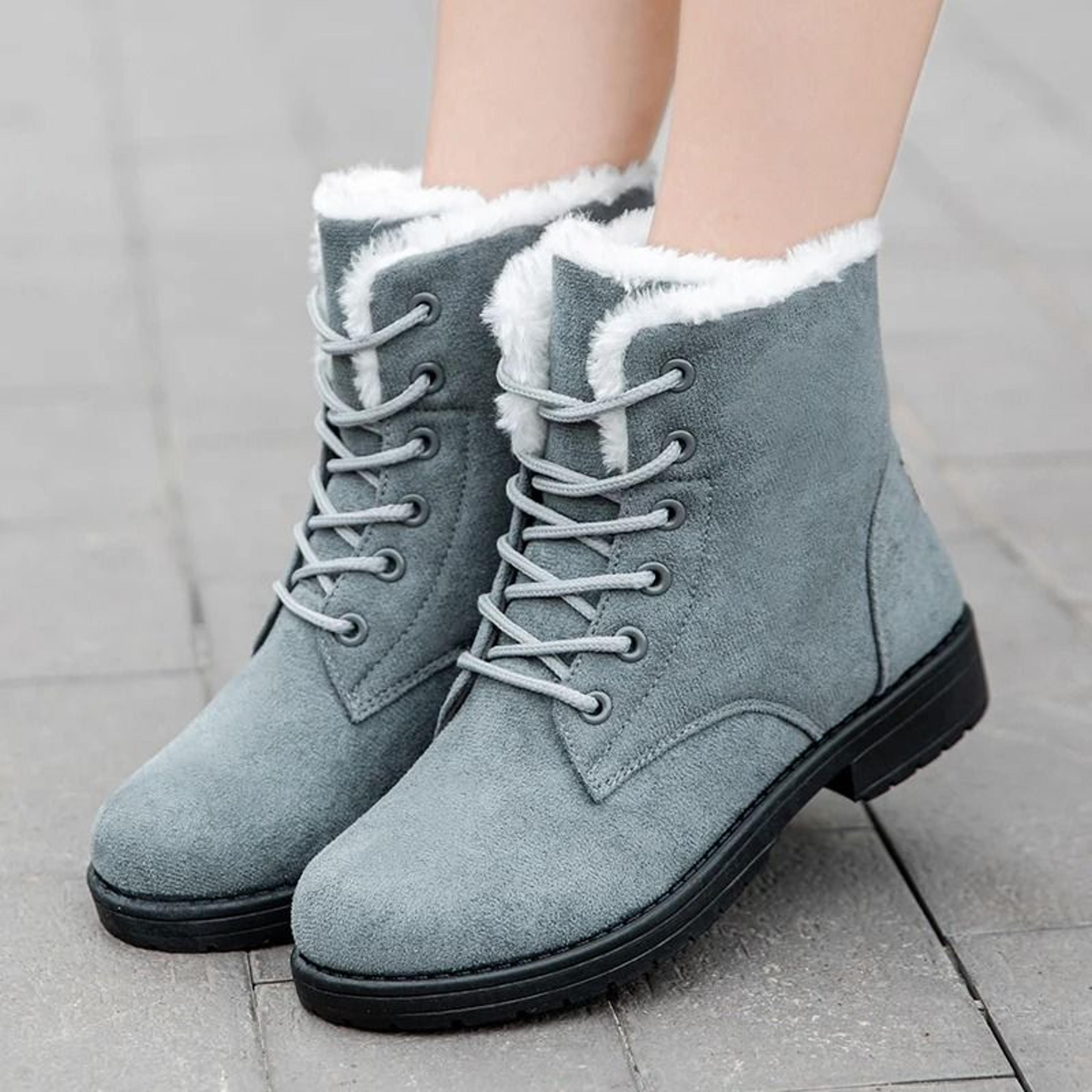 winter platform snow boots for women