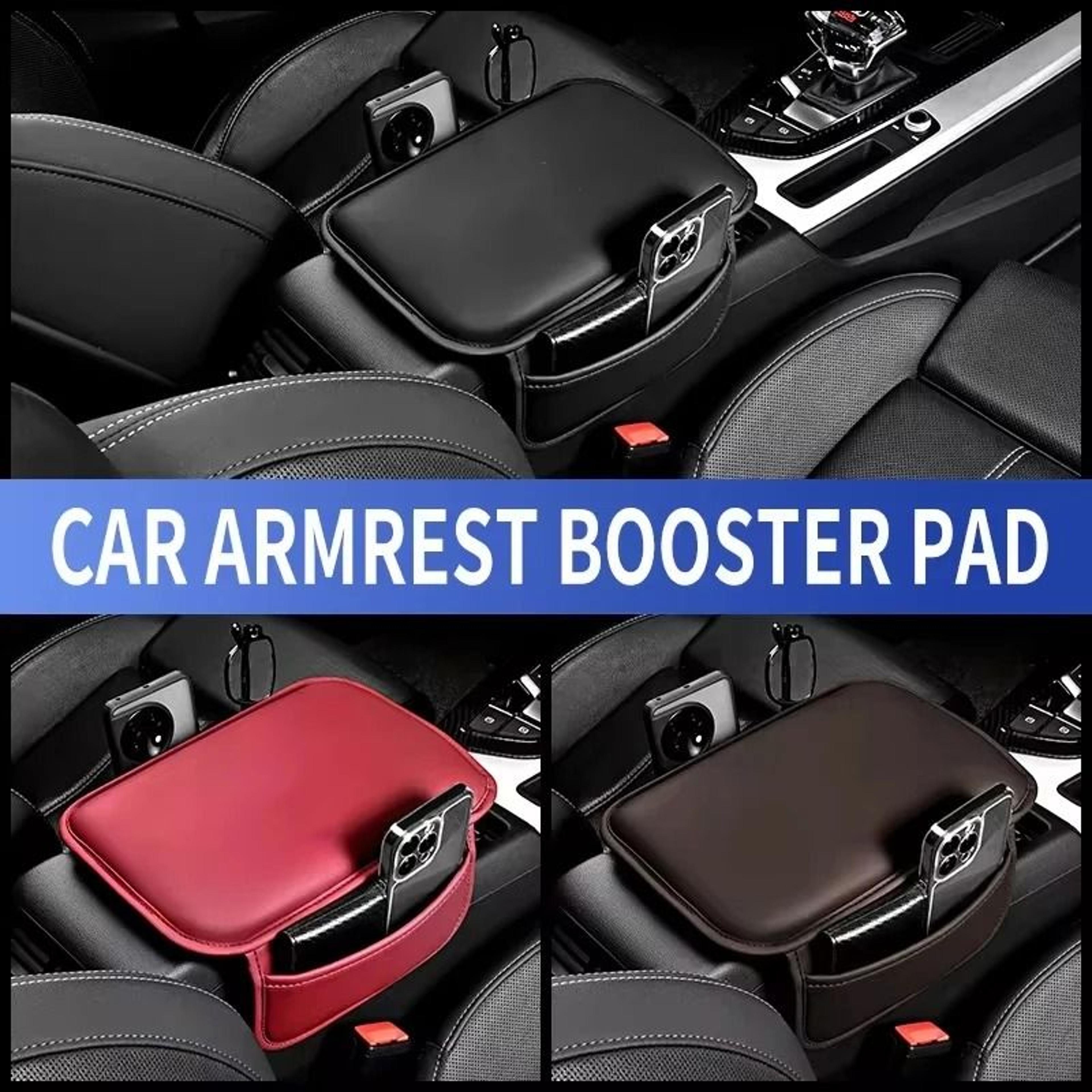 car armrest box cushion with storage pockets