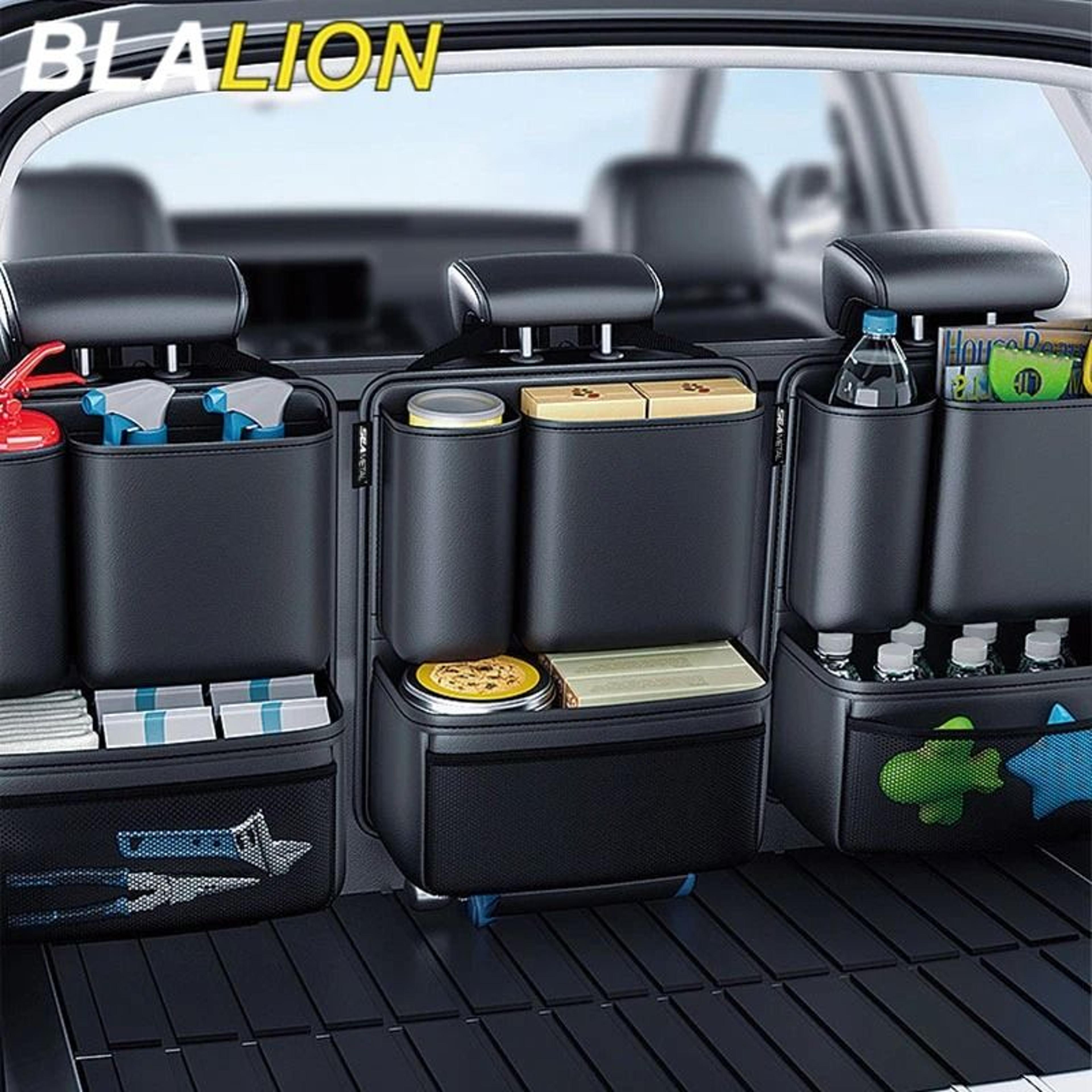 car trunk leatherette storage bag