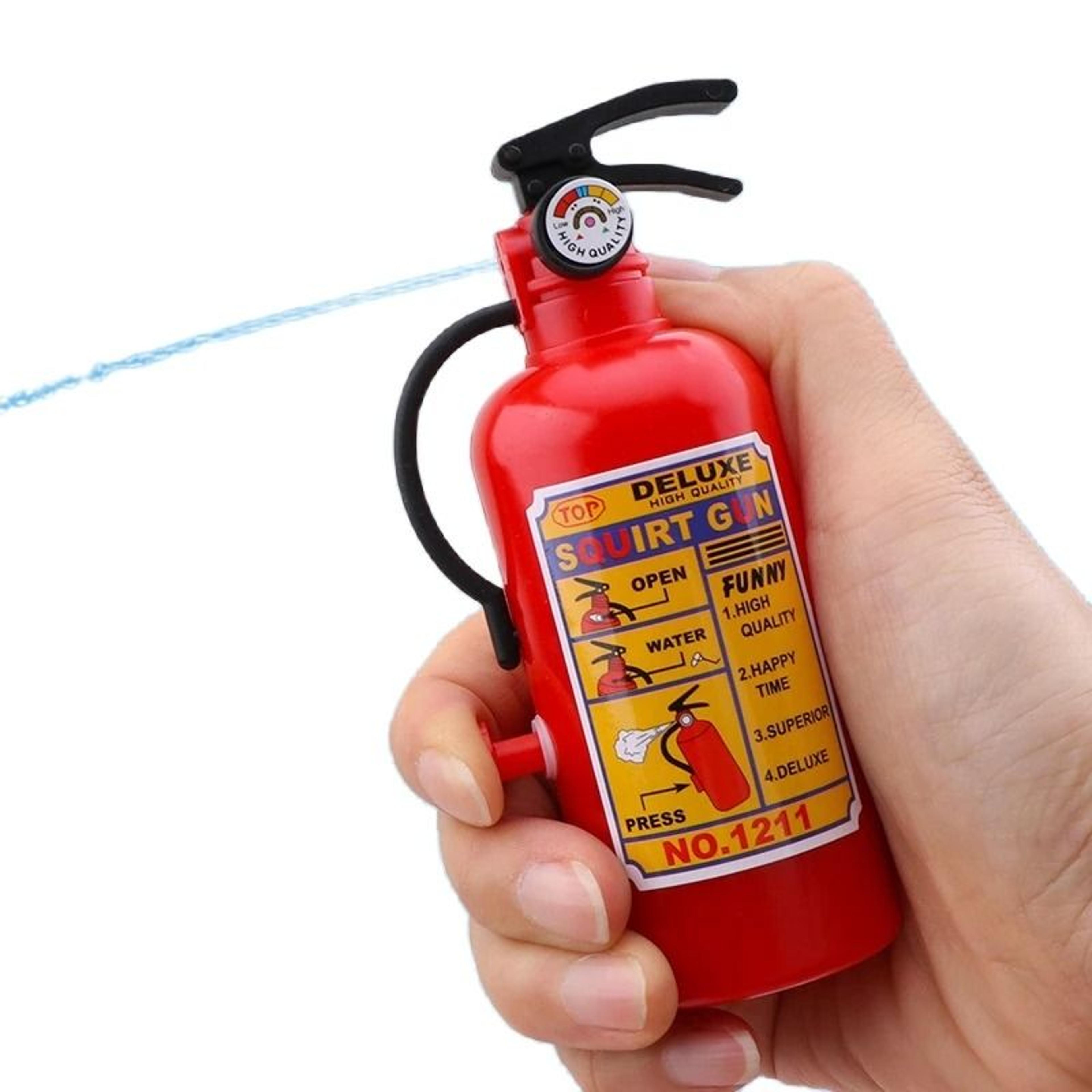 funny mini fire extinguisher water guns with dual-pack spray action