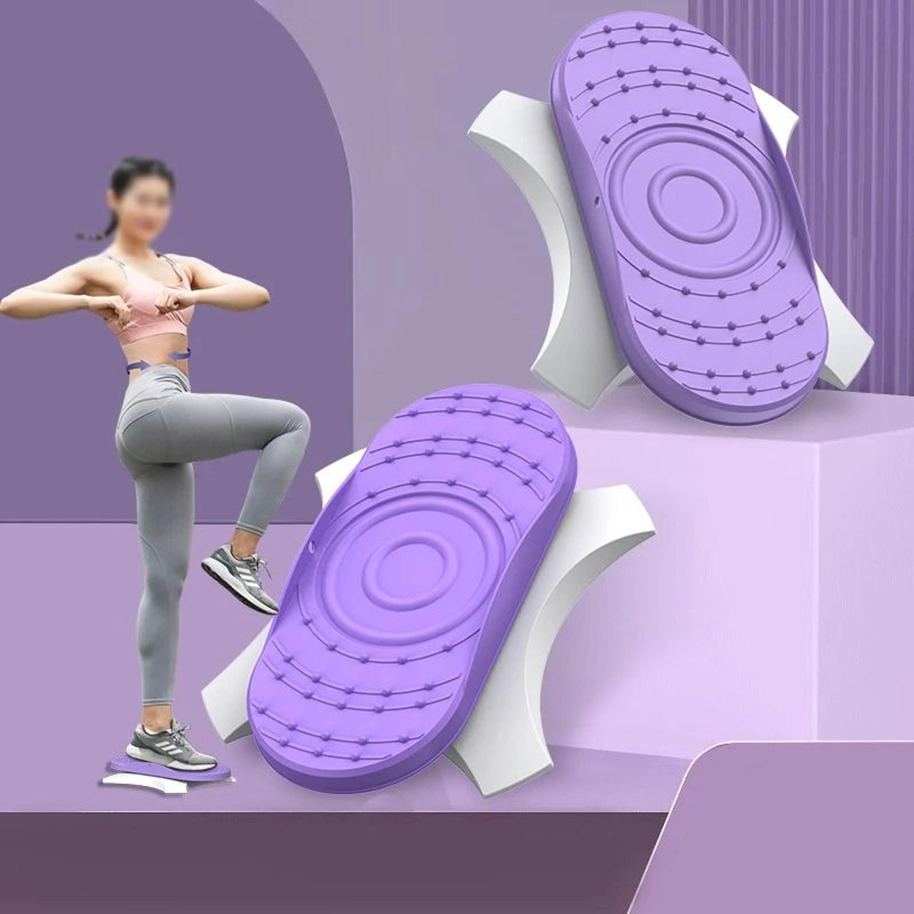 separate waist twisting exercise machine with non-slip texture for core fitness