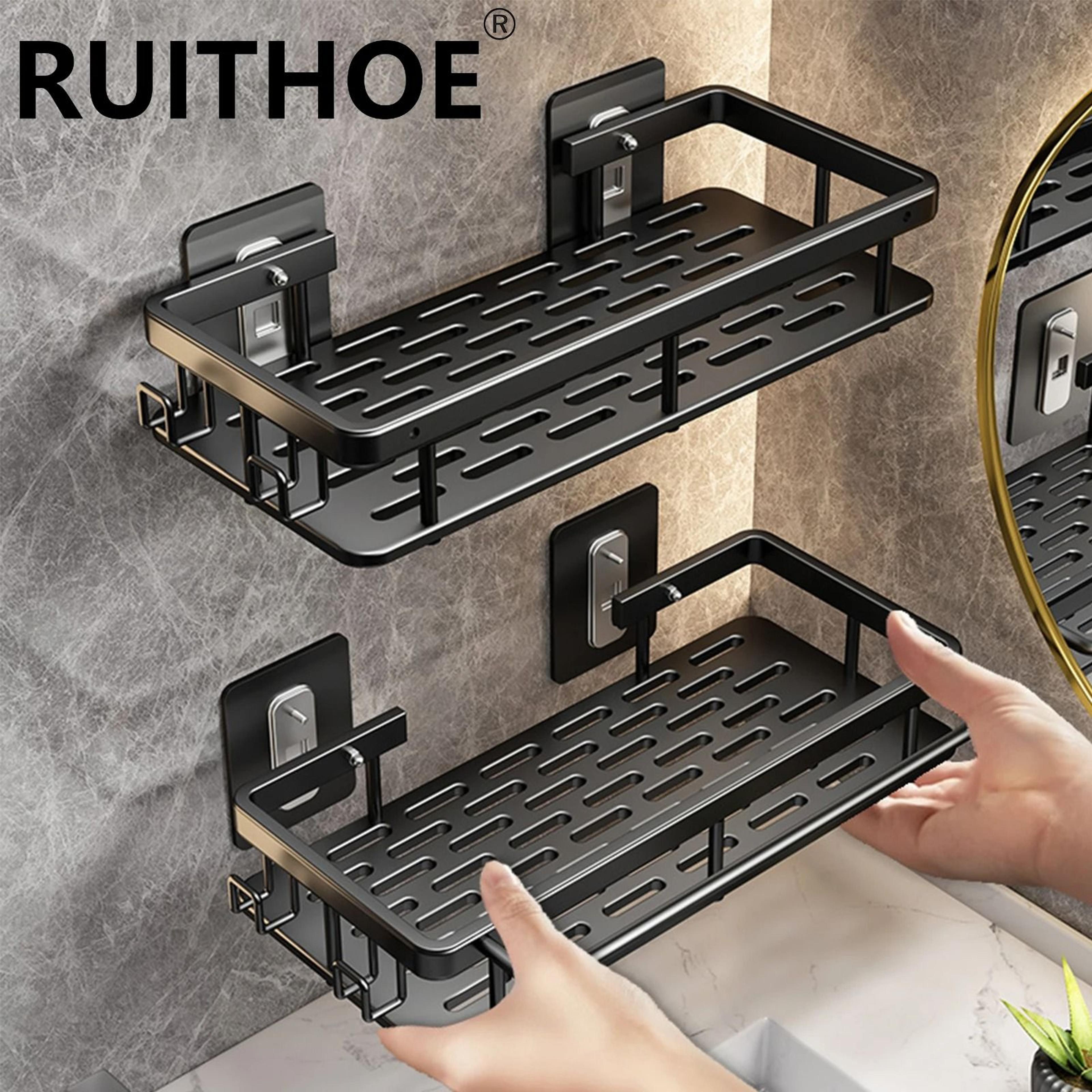 stainless steel anti-rust shower storage rack