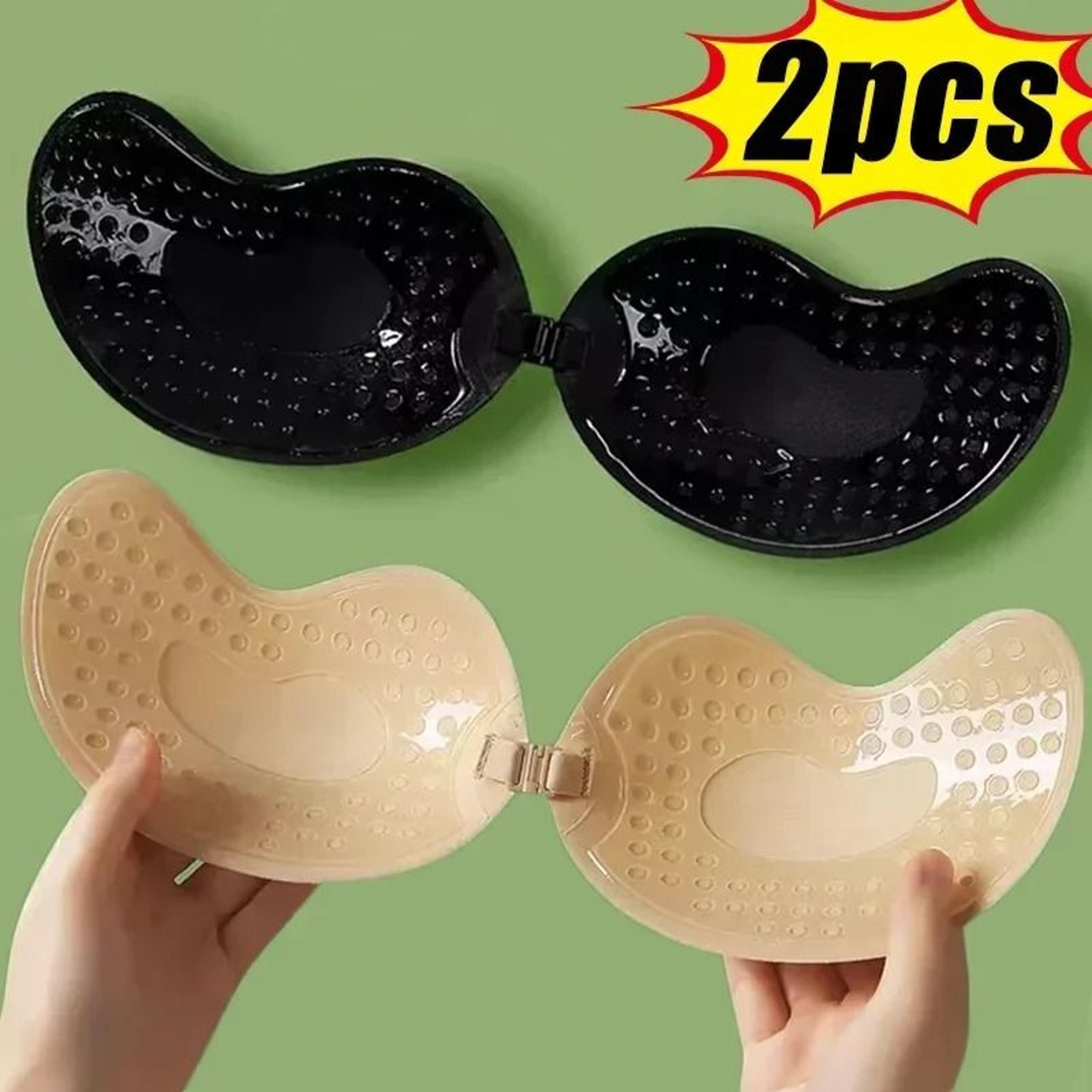 invisible strapless adhesive stick bra seamless silicone nipple covers