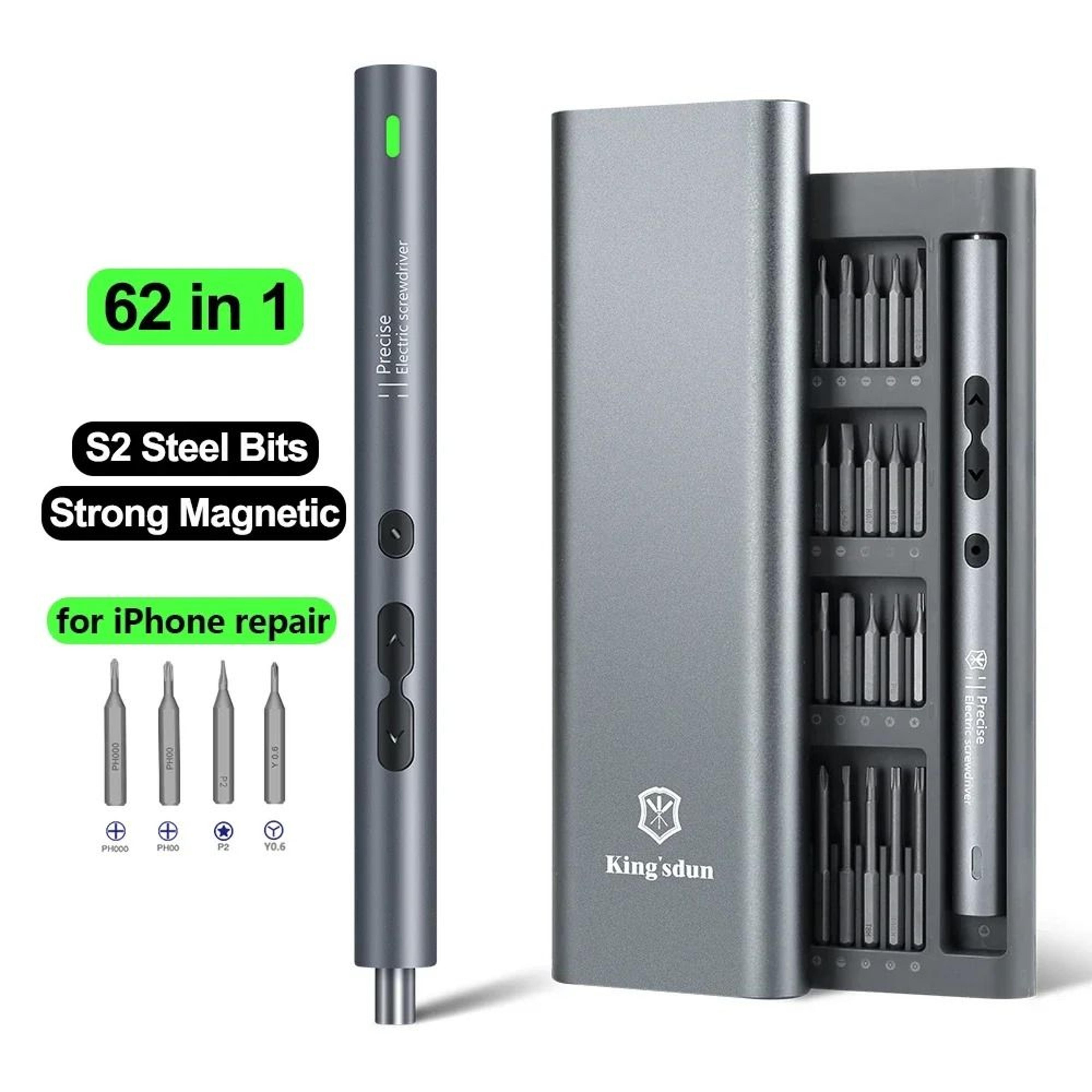 62/6 in 1 precision electric screwdriver set power tool kit for mobile repair