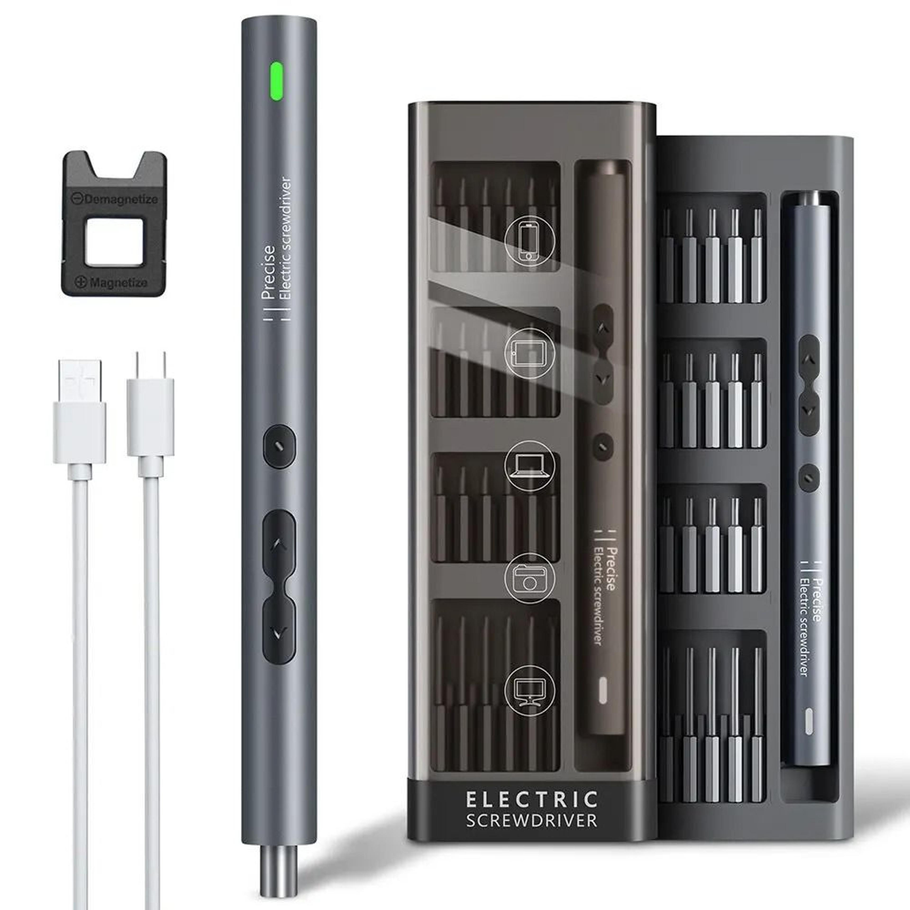 51 in 1 precision electric screwdriver set rechargeable wireless power tool kit