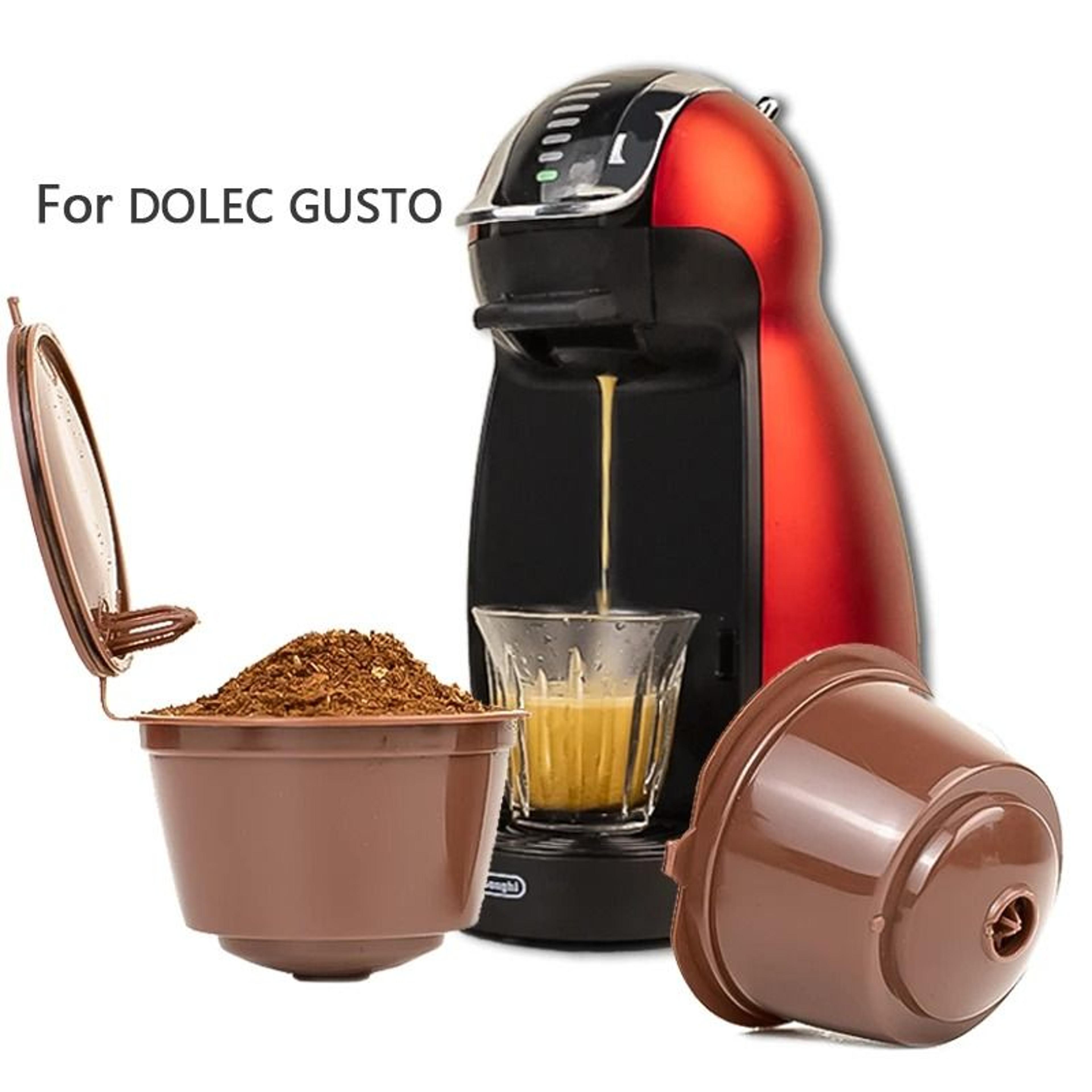 universal refillable coffee capsule pods – professional reusable filter cups for nescafe dolce gusto systems