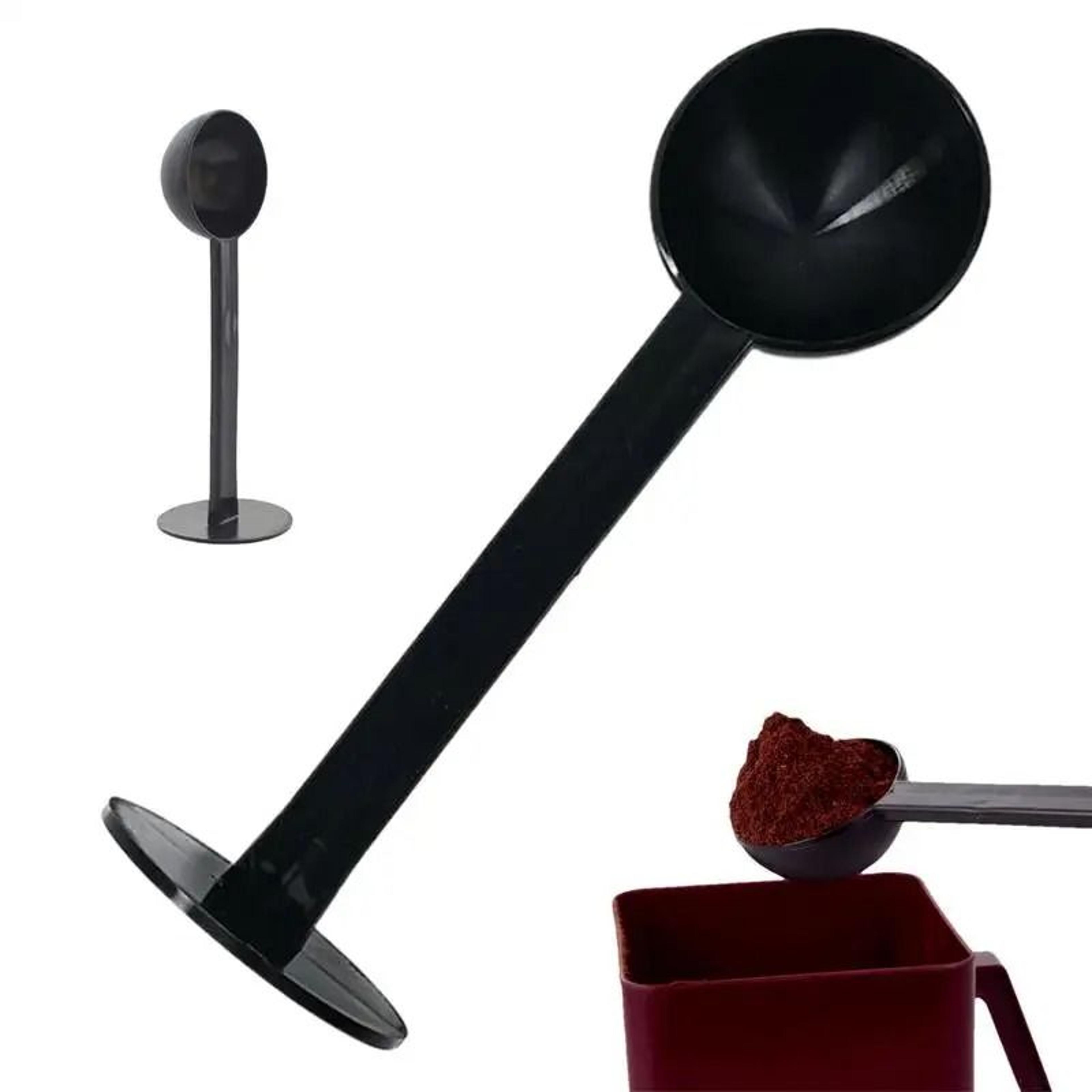 dual-function coffee measuring scoop & tamper – professional 2-in-1 espresso tamping spoon