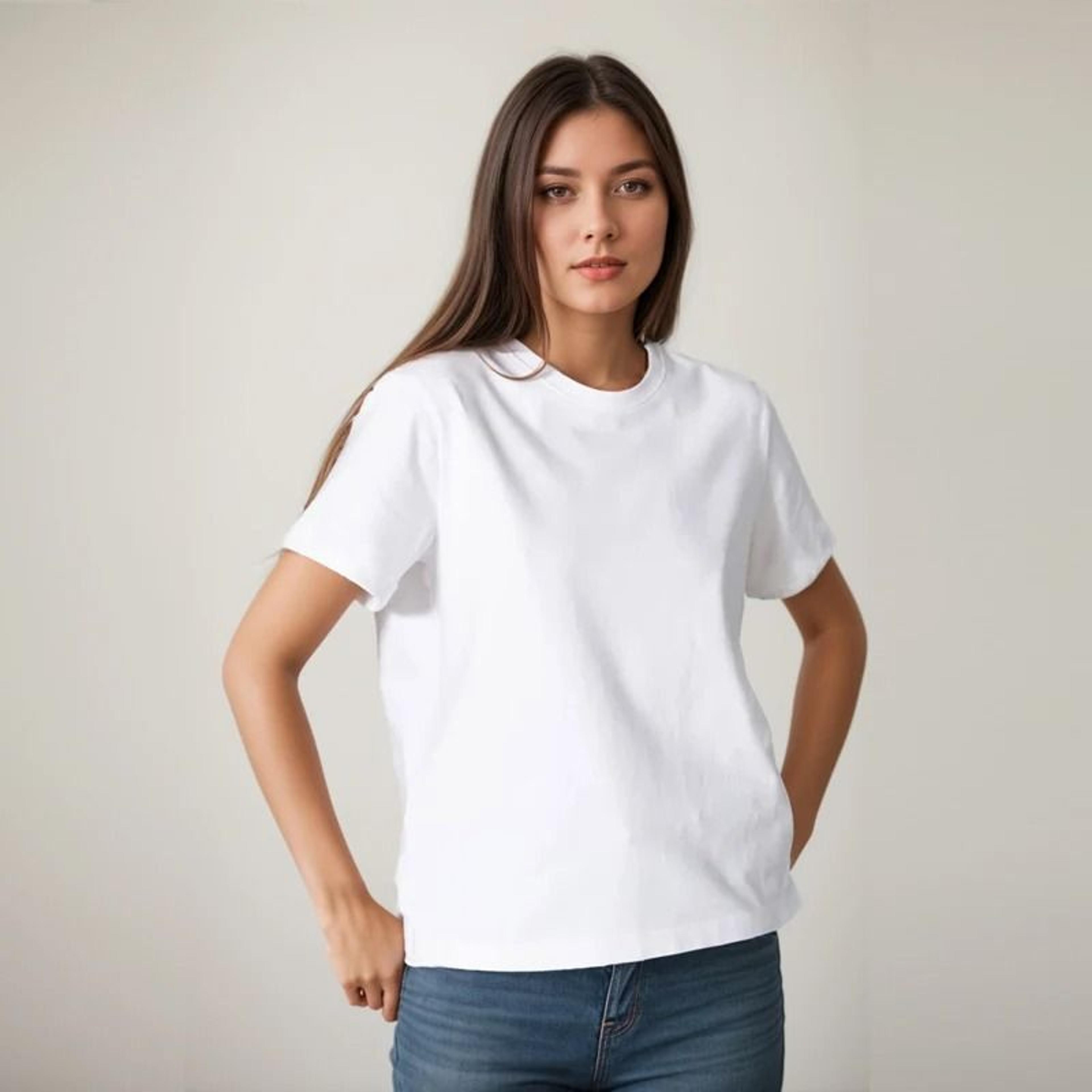 heavyweight 220g pure cotton t-shirt – professional y2k casual comfortable o-neck tee