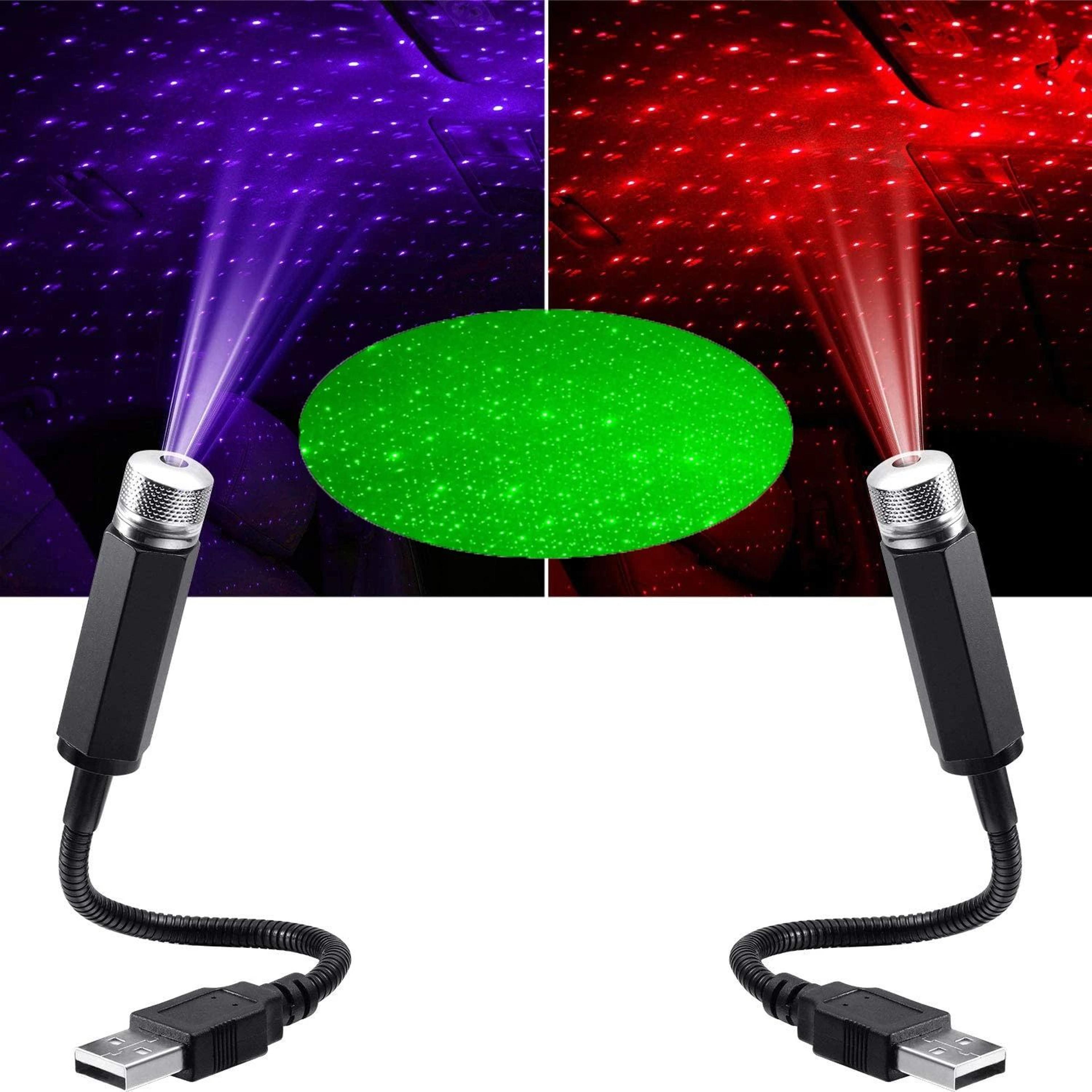 car romantic led starry sky night light – 5v usb powered galaxy star projector lamp