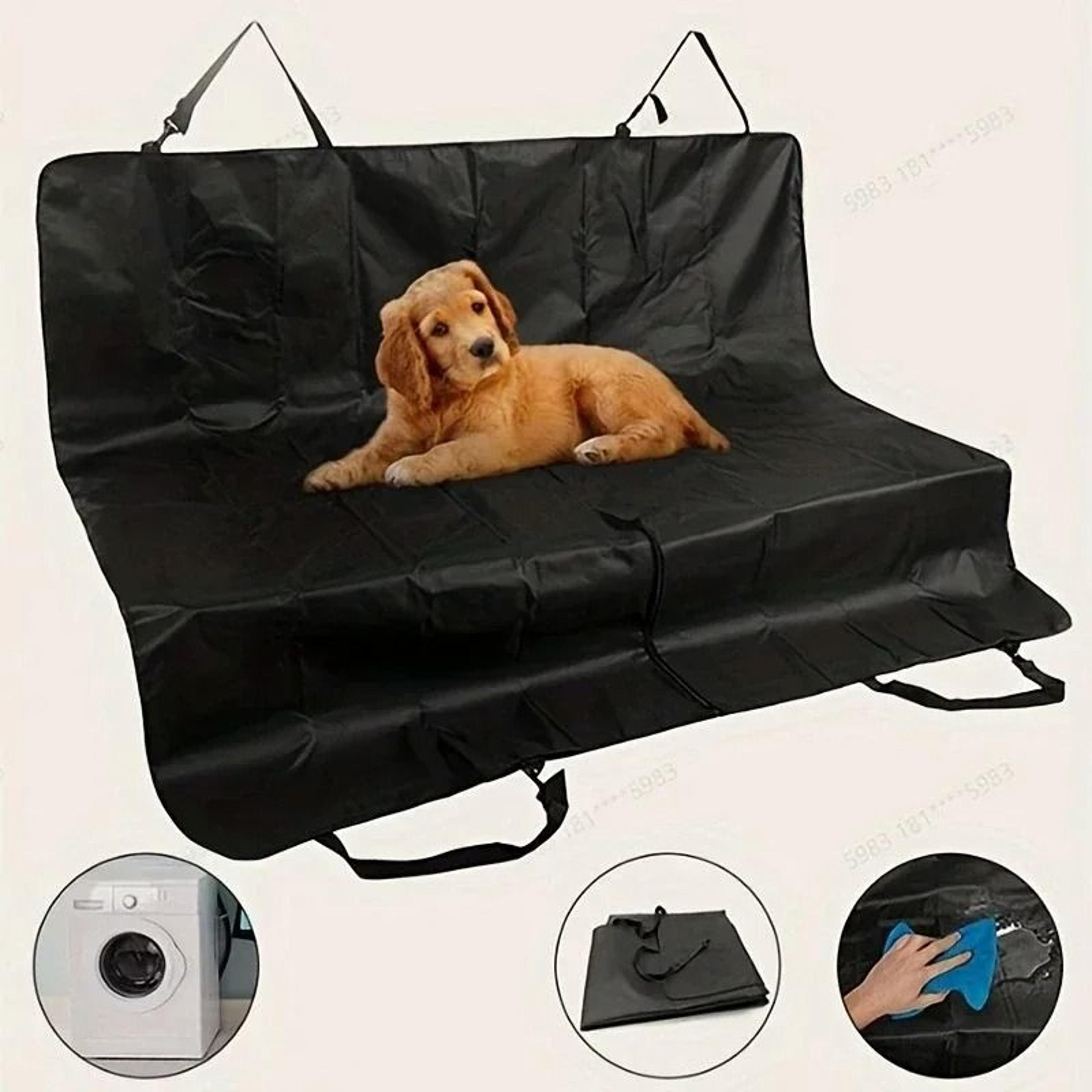 heavy-duty 600d oxford dog car seat cover – high-performance waterproof suv cargo liner & pet carrier