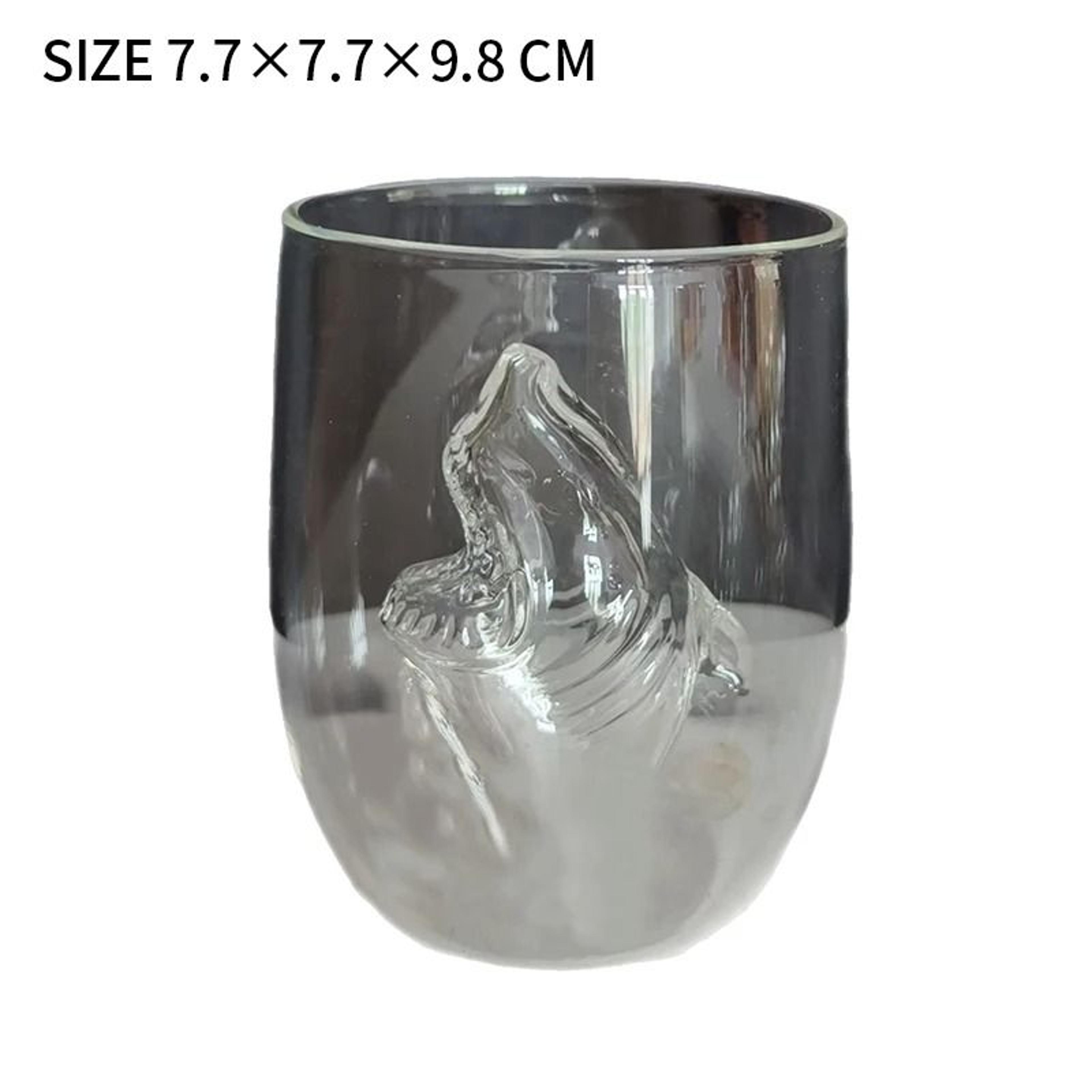 jaws 50th anniversary limited edition glass – high-performance bruce shark collectible whiskey tumbler
