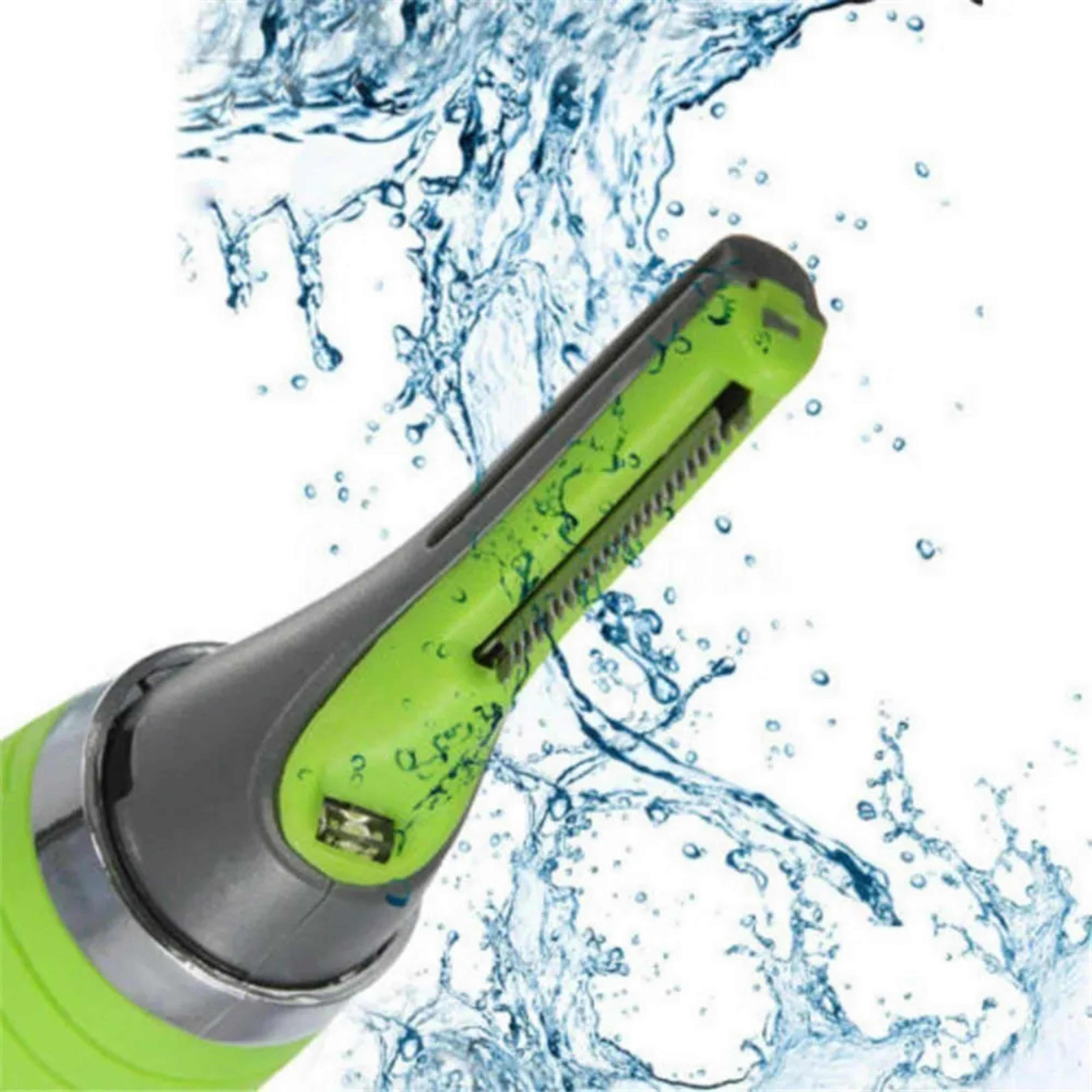 men's multi-purpose precision grooming trimmer for nose, ears, brows & beard