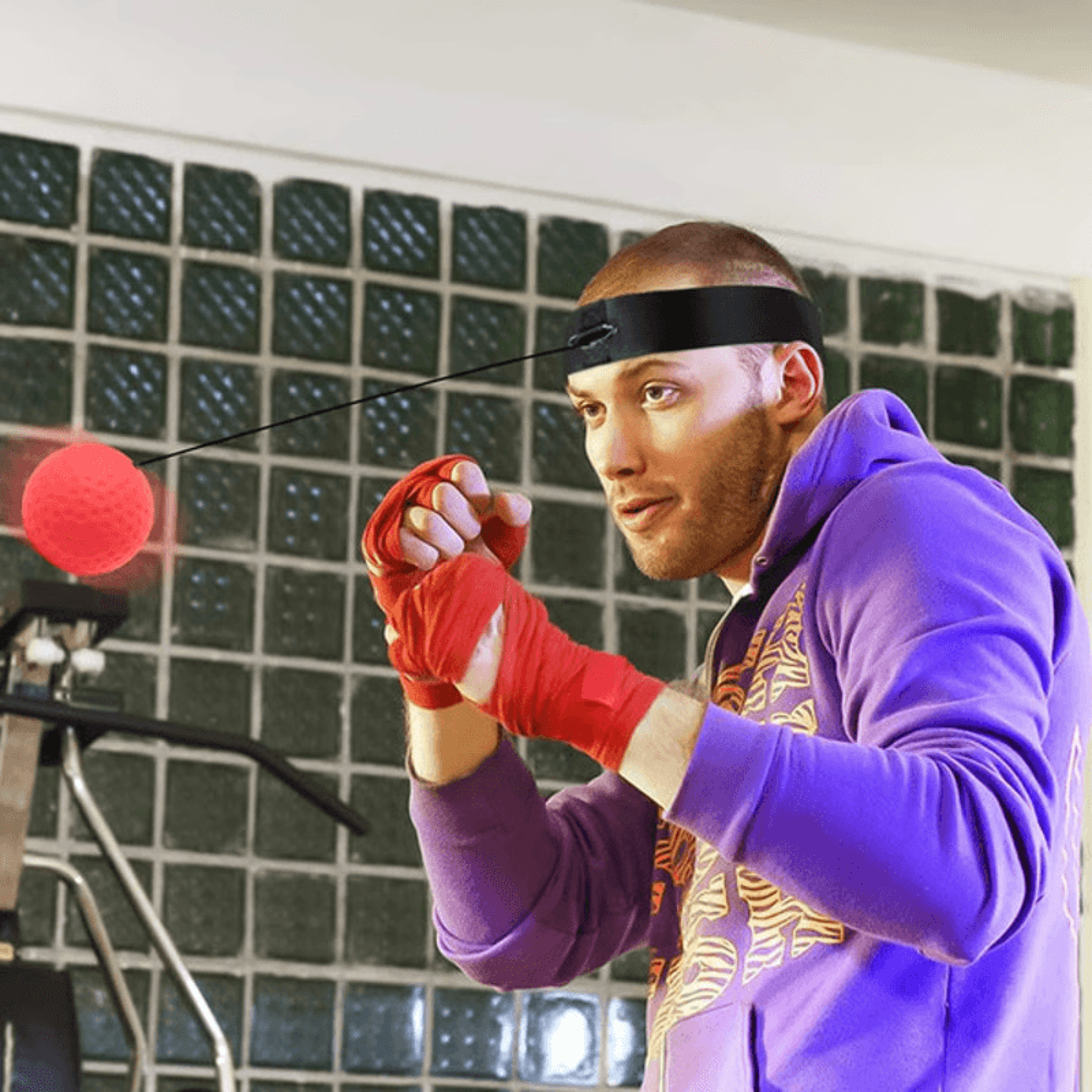 reflex ball headband, enhance agility & focus for all ages