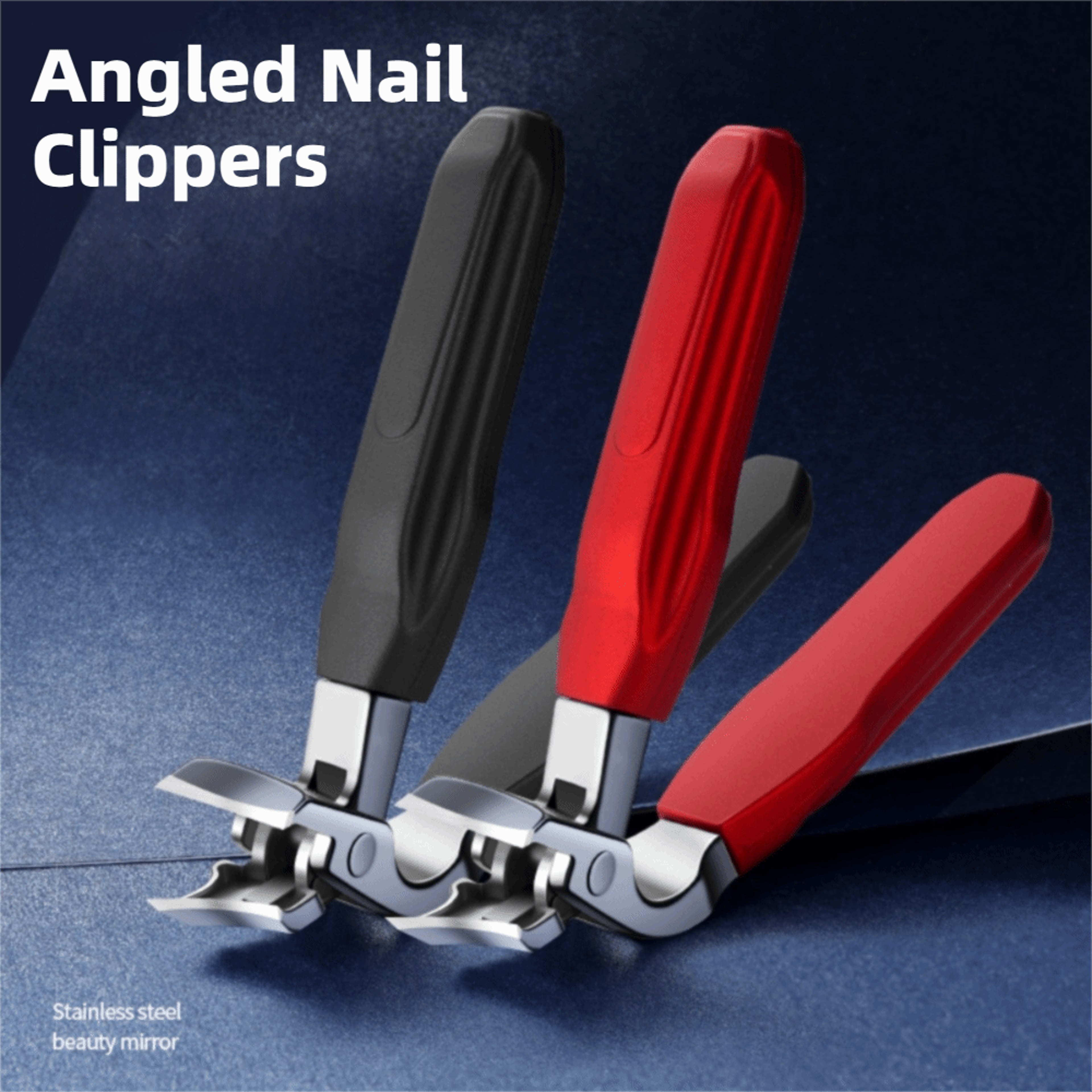 anti-splash nail clipper for thick & ingrown nails, cleaner trims with better control