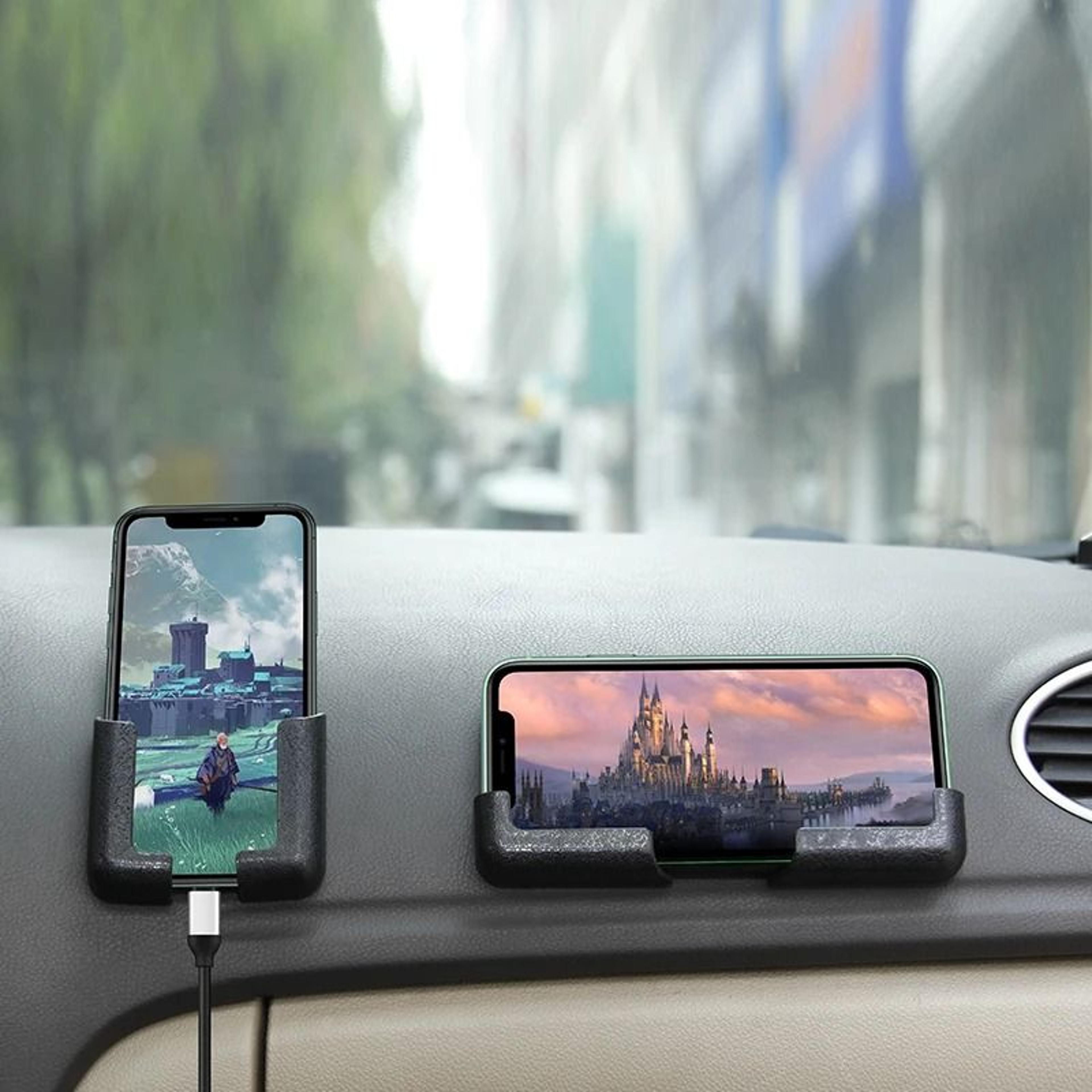 universal car gravity phone holder | dashboard mount for secure navigation & auto decoration