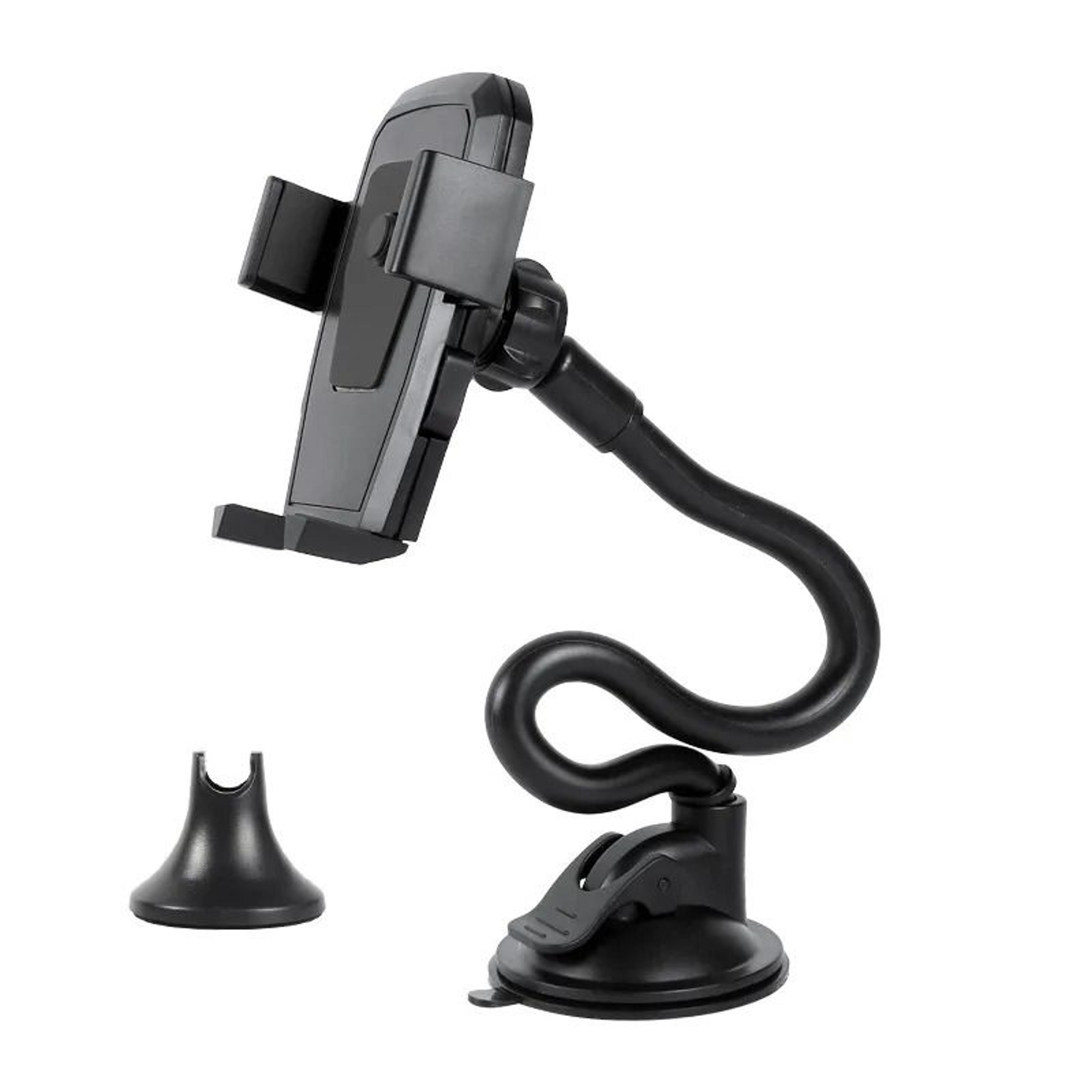 universal 360° rotating nano sucker car phone holder | anti-slip flexible mount for iphone & samsung