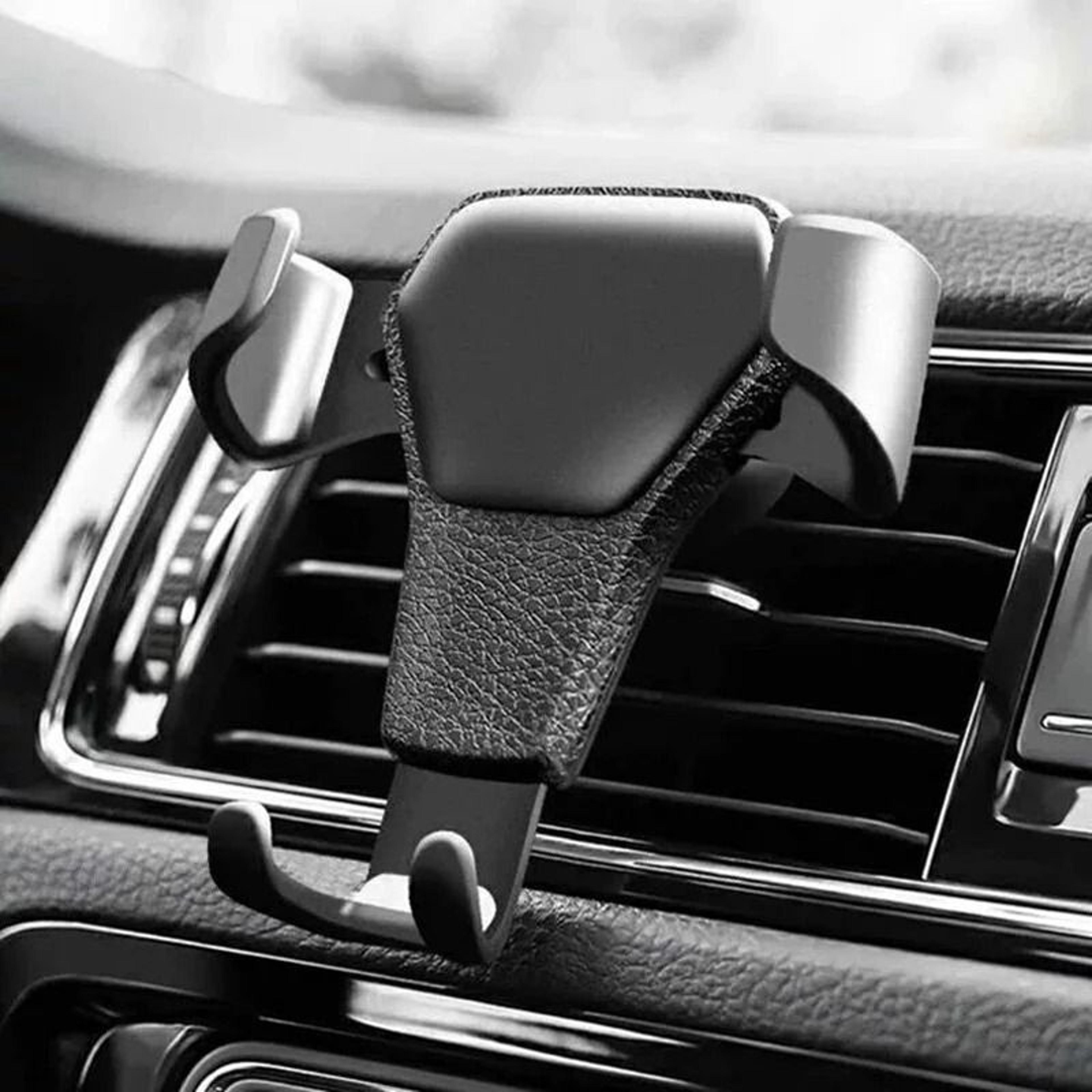 universal car air vent phone mount | gravity auto-lock holder for iphone 13, samsung, and xiaomi