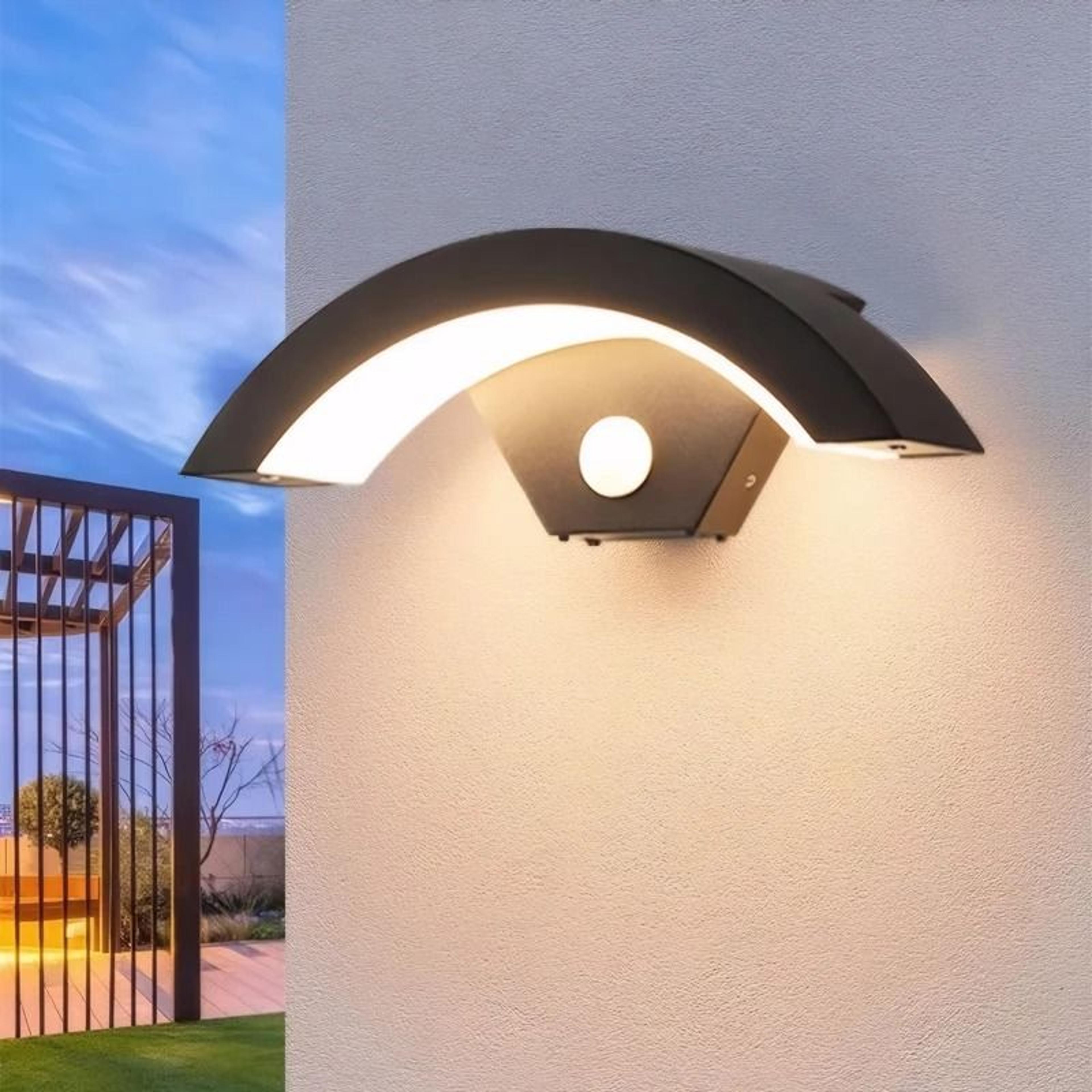 aluminum led wall lamp | waterproof ip65 outdoor motion sensor light for garden & stairs