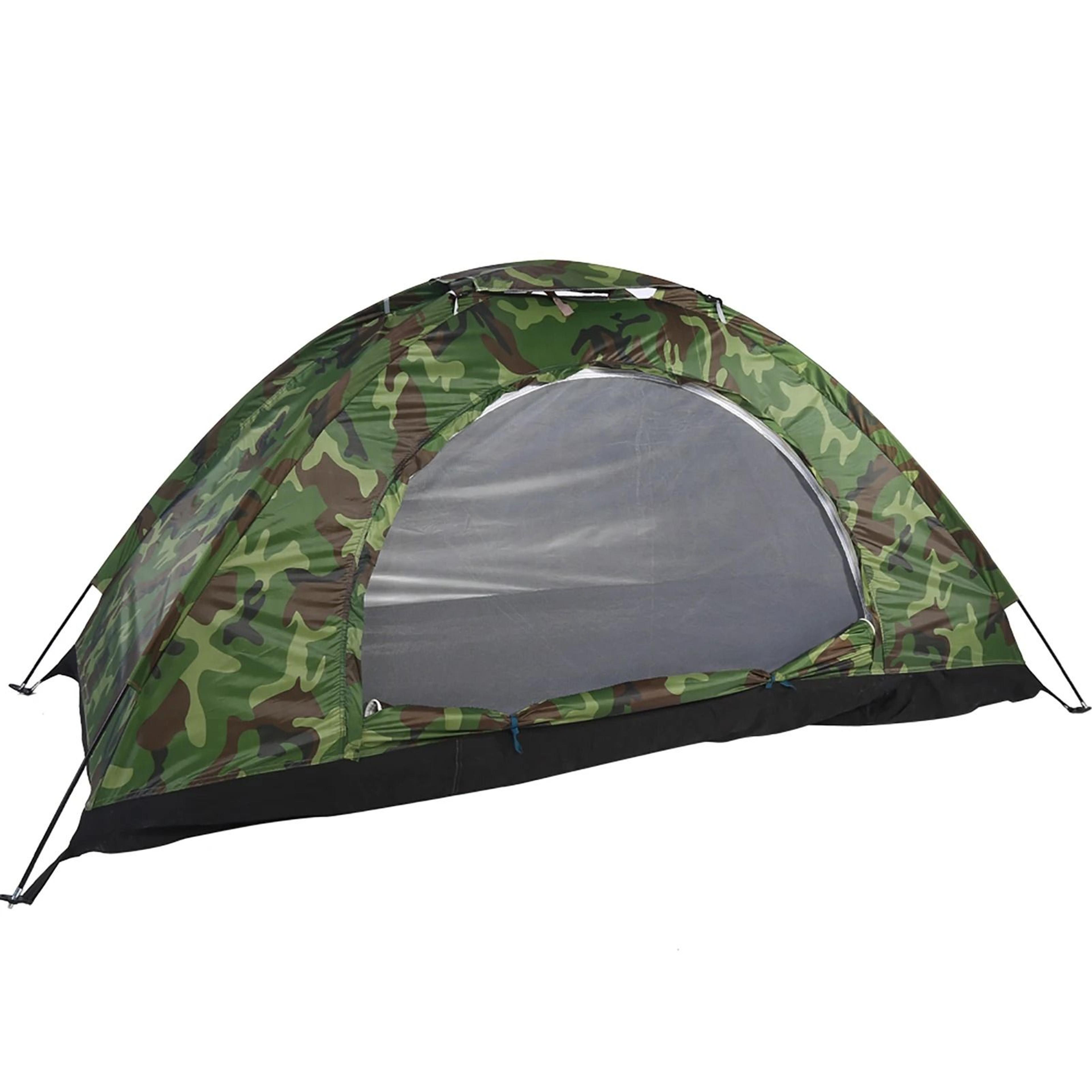 outdoor camouflage one-person tent | uv protection & waterproof camping shelter | professional hiking gear