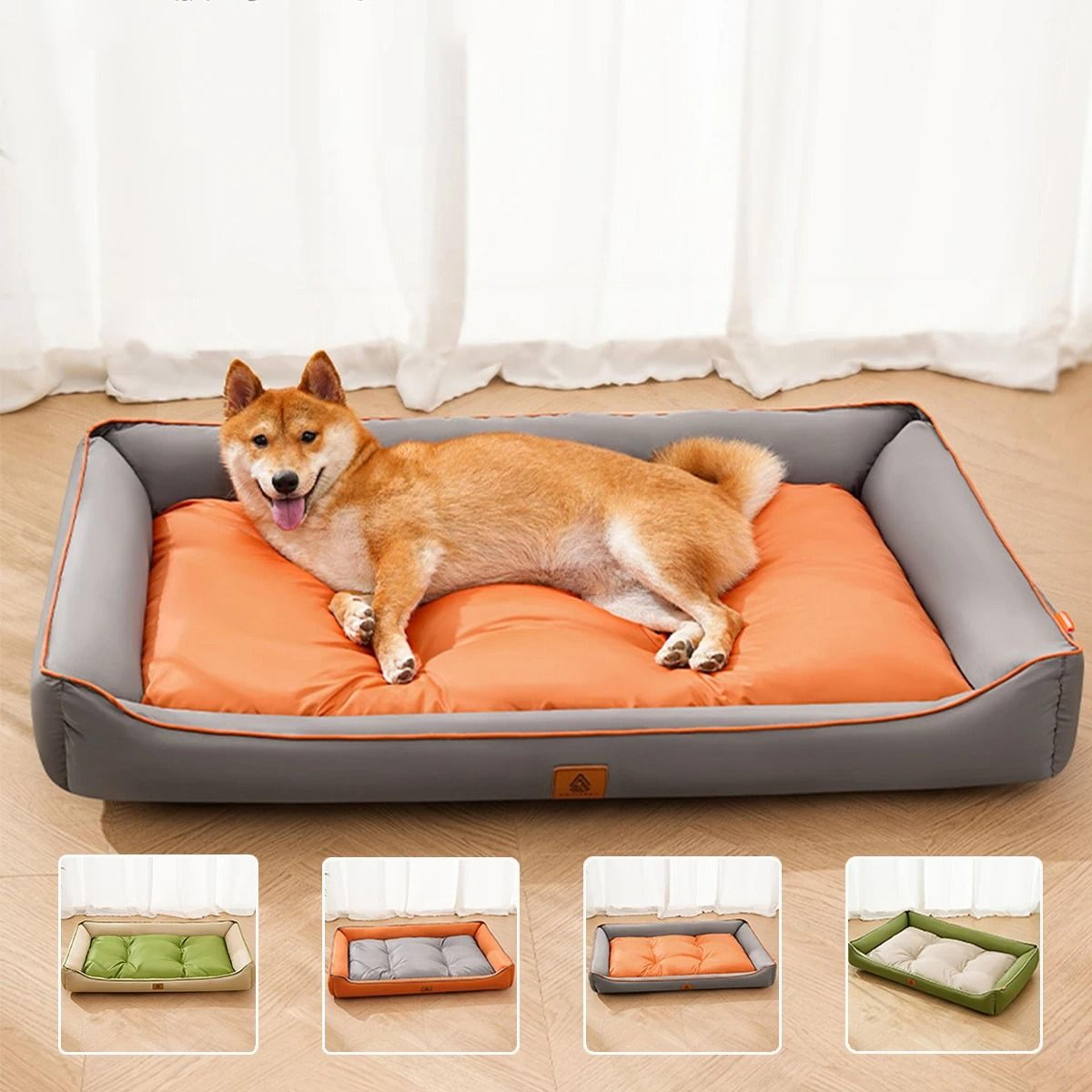 large dog bed waterproof cooling mat soft sleeping pet bed for big dogs and cats all seasons