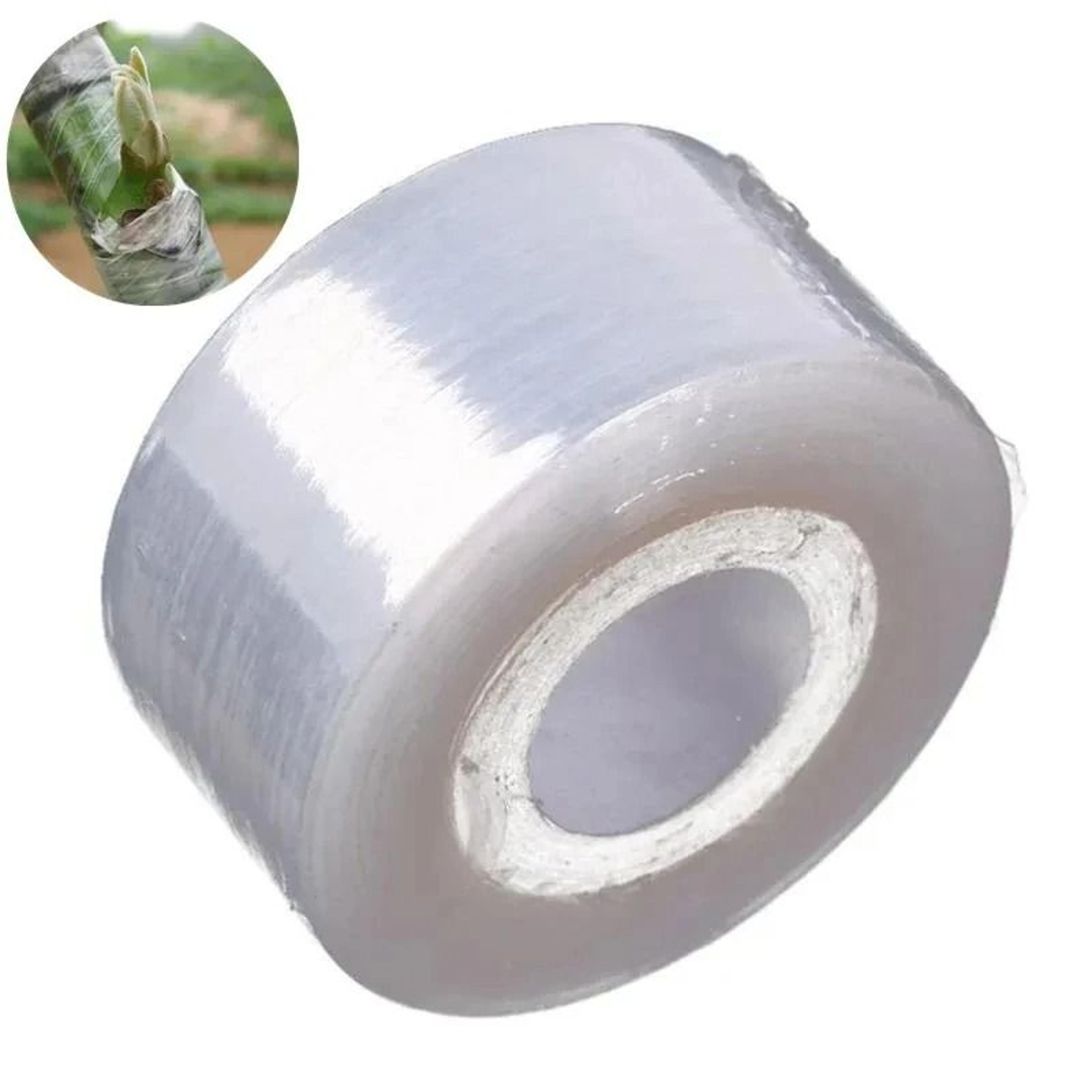 200m pe grafting tape self-adhesive film for fruit tree nursery plants and seedlings