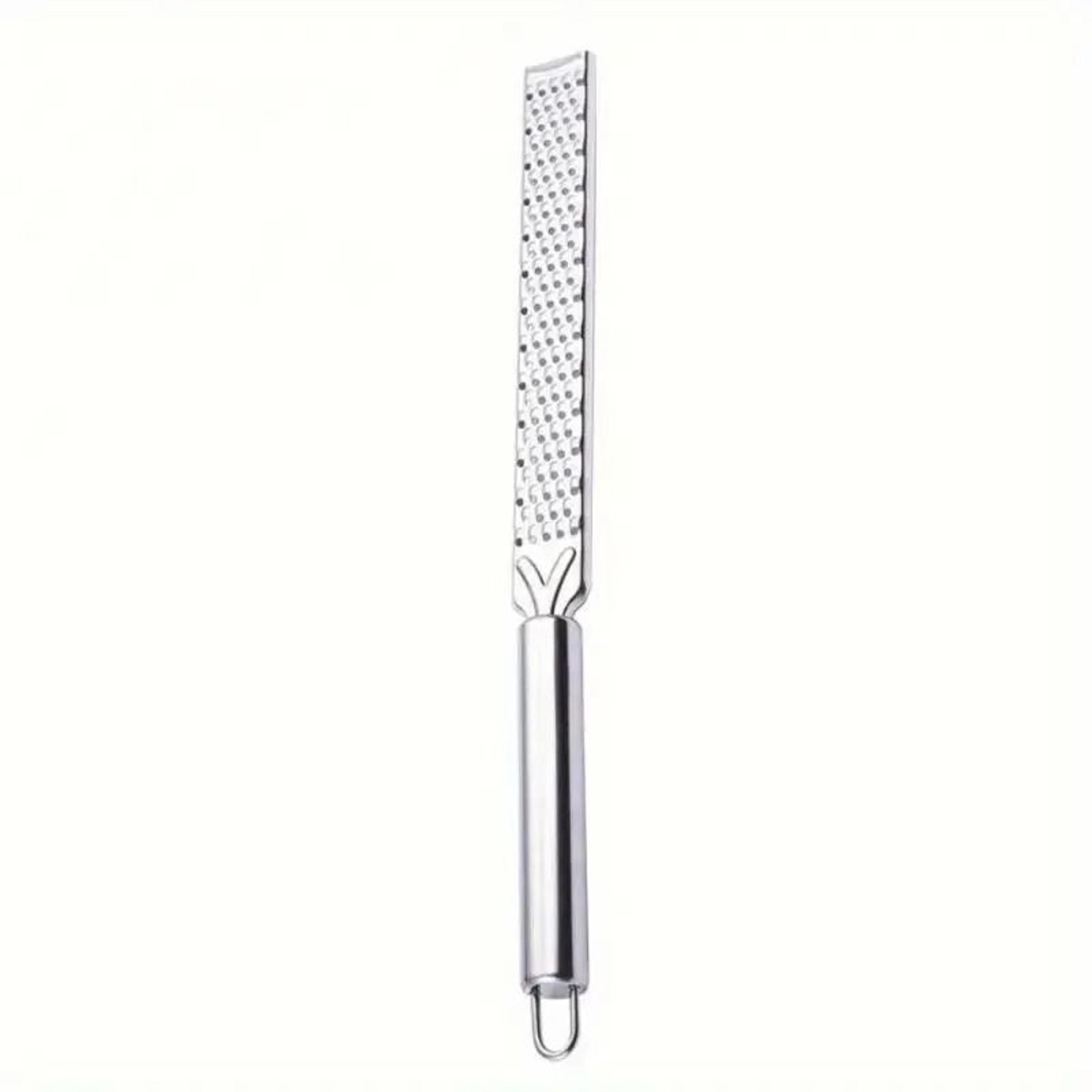 professional handheld stainless steel kitchen grater and multi-purpose zester for citrus, cheese, and ginger
