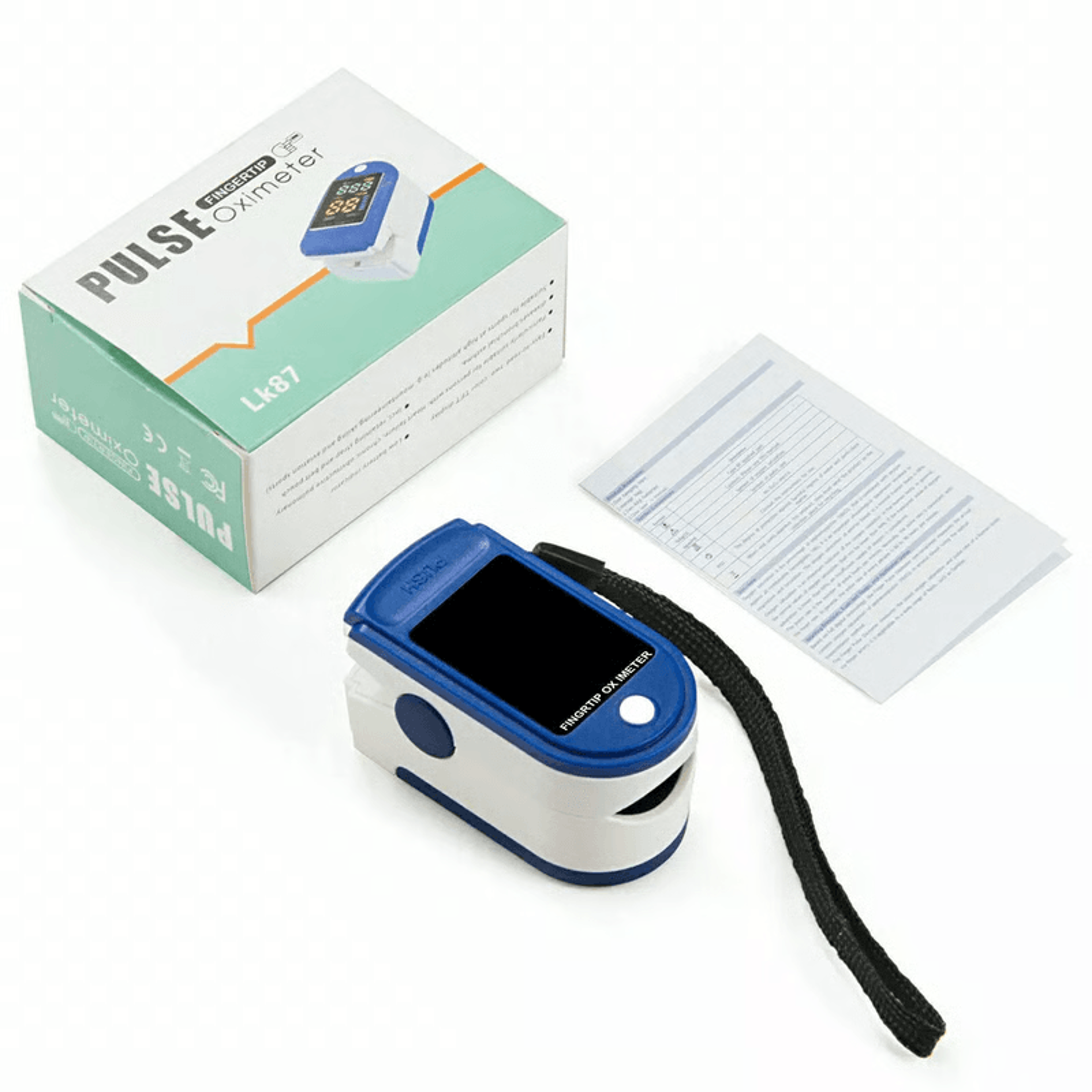 finger tip pulse oximeter, accurate spo2 & heart rate monitoring for health & performance