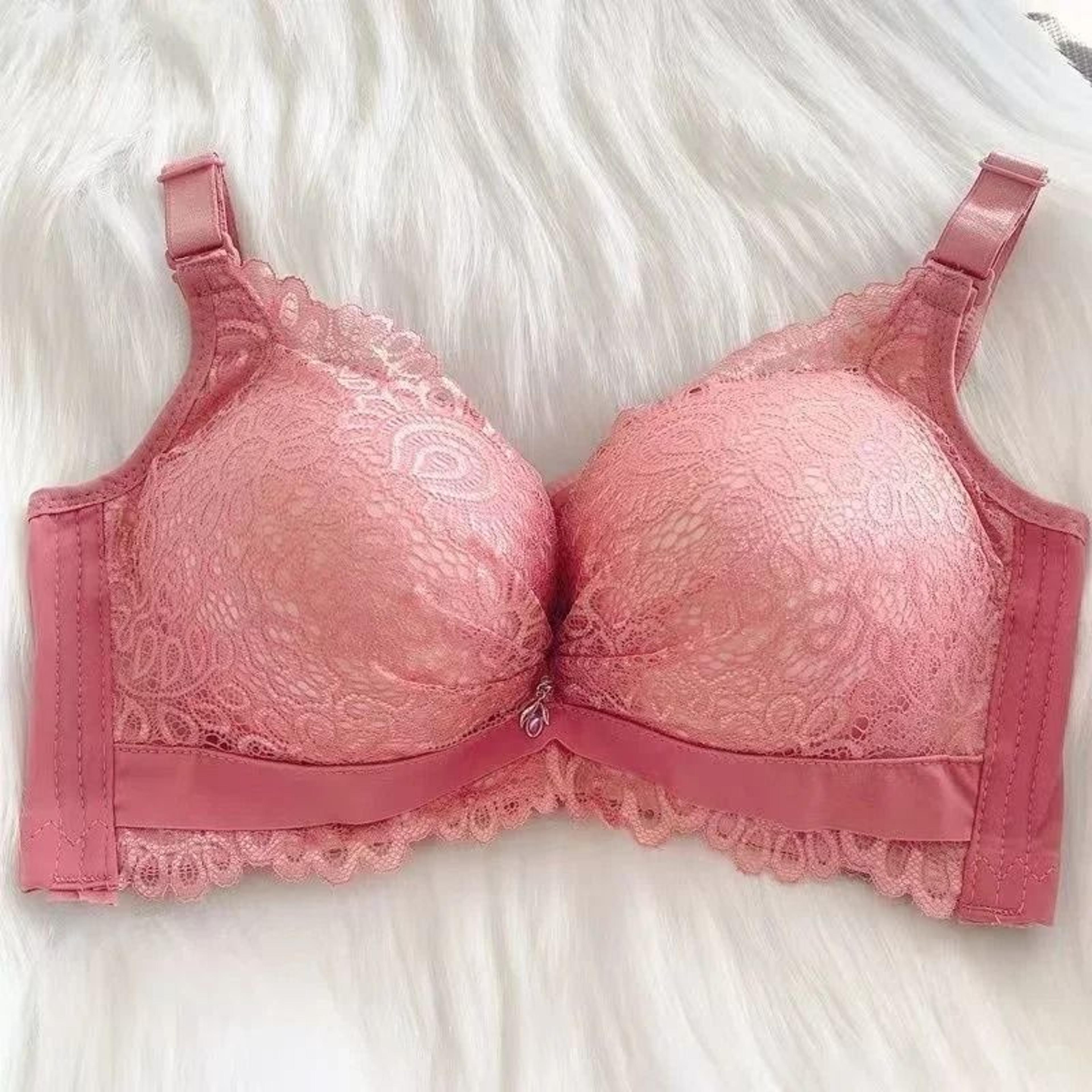 extra-thick specialized gathering bra - wireless push-up aesthetic lingerie
