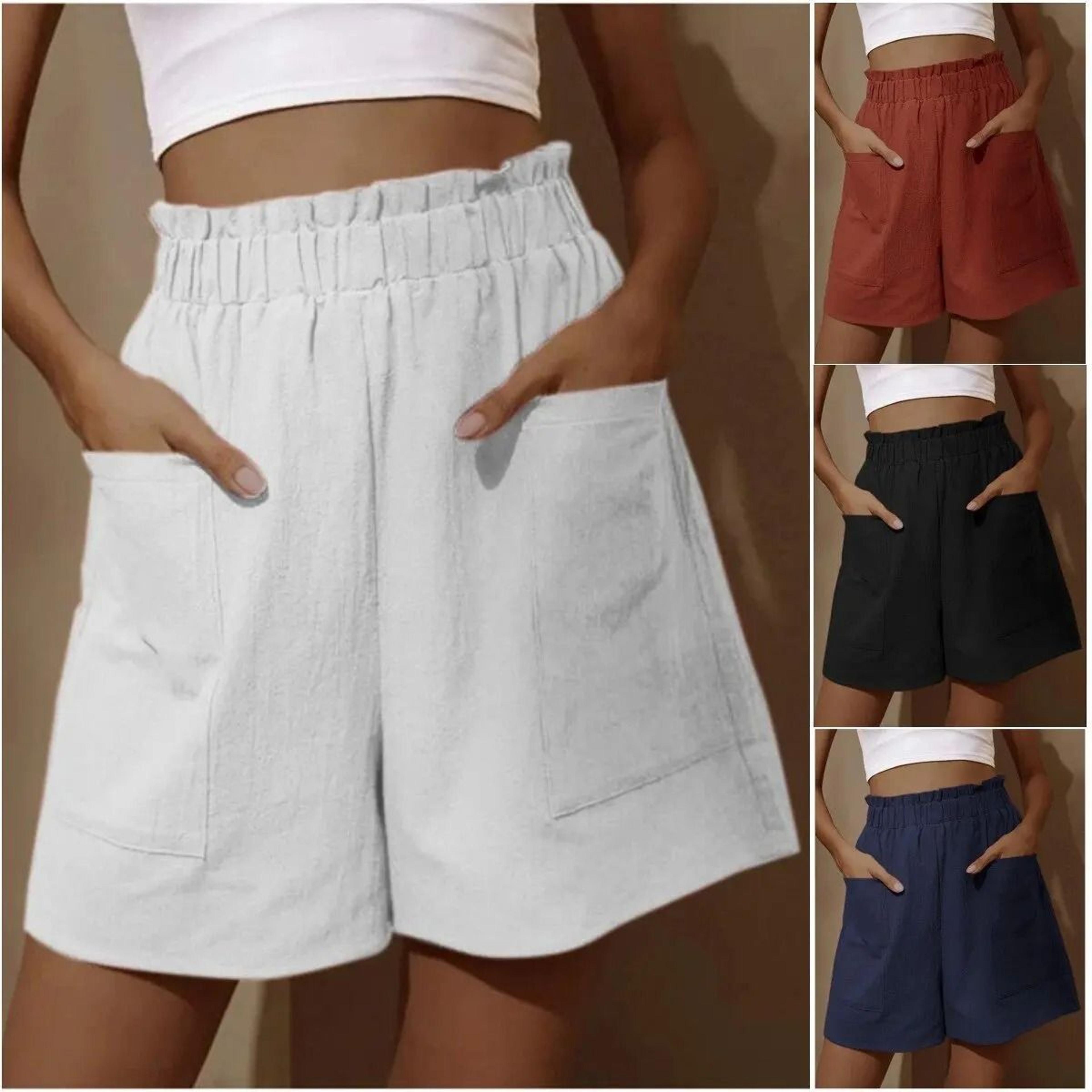 womens summer loose casual shorts | high-waist wide-leg sports & leisure comfort system