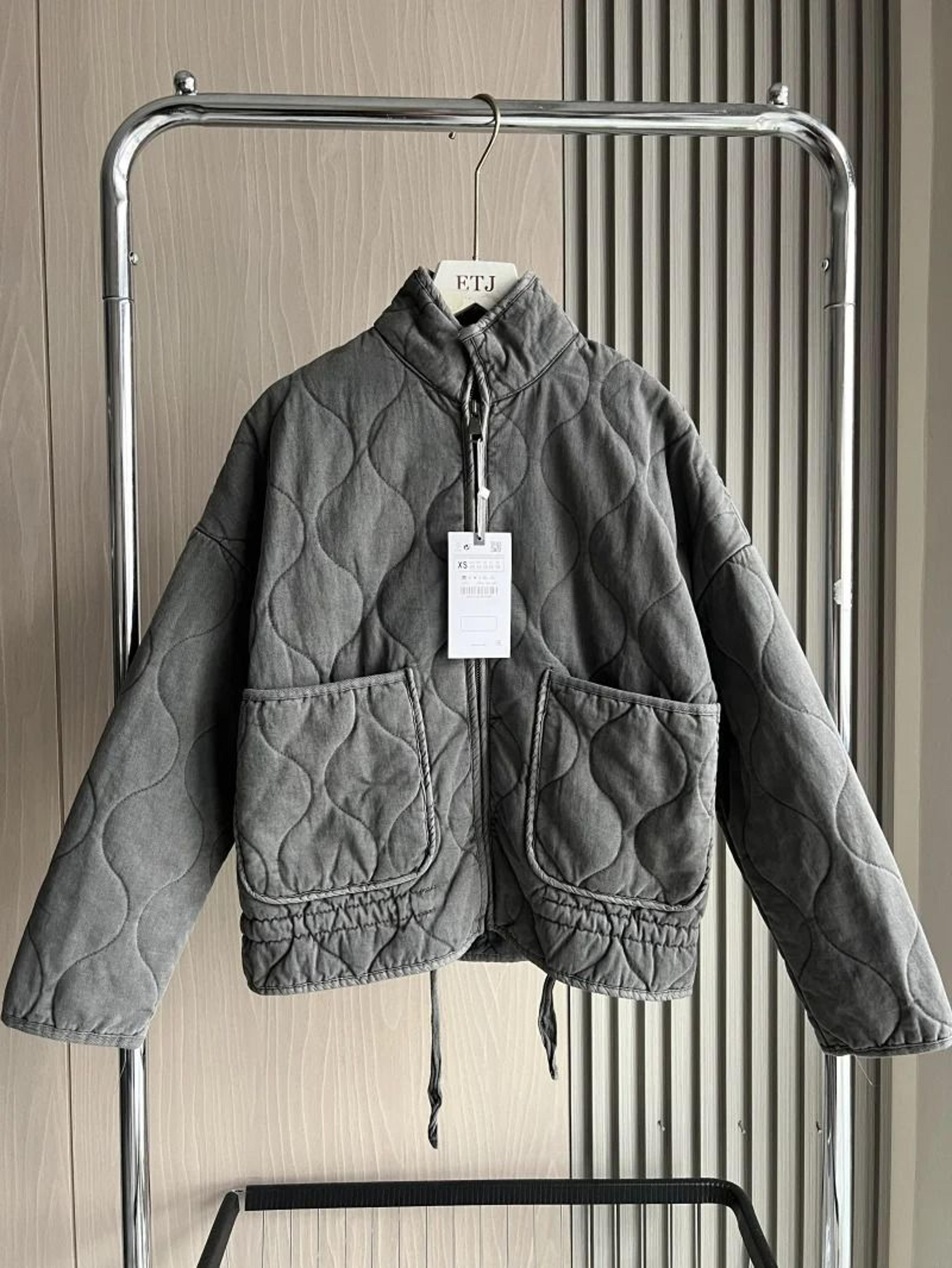 zw vintage rayon quilted system | premium lenzing cotton jacket & high-collar decorative outerwear infrastructure