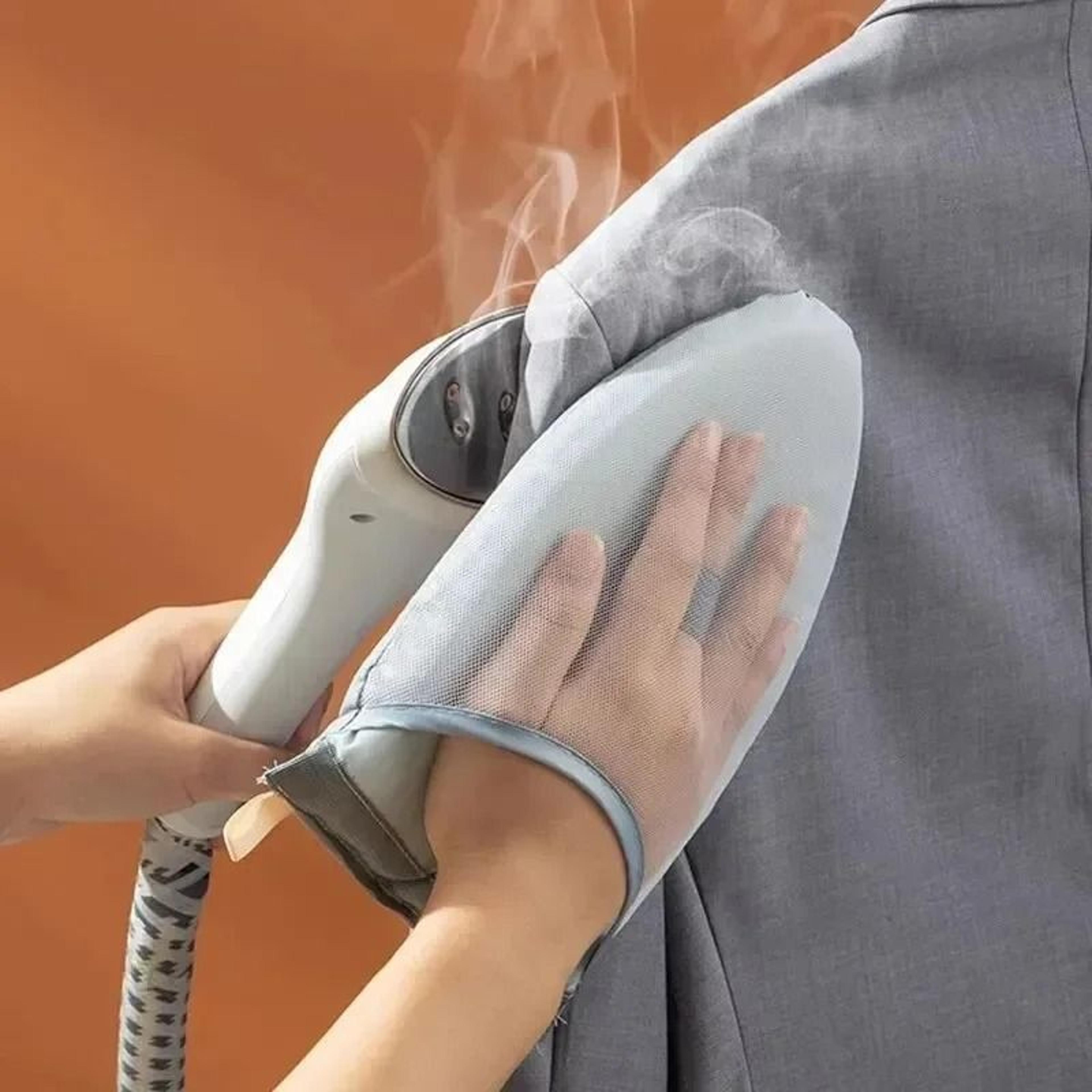 handheld mini ironing board fabric heat-insulated glove garment protector