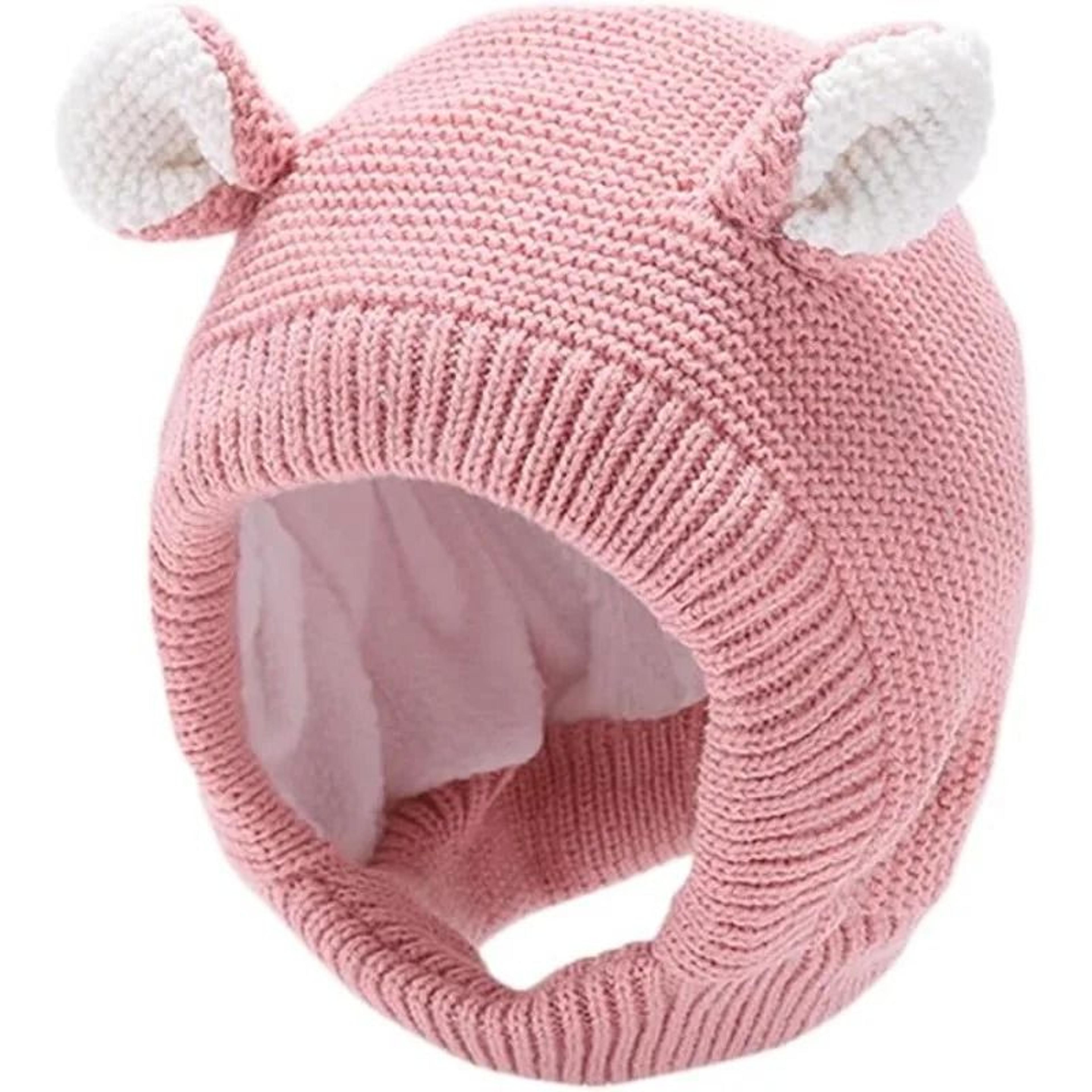 cartoon-kinetic earmuff beanie – premium plush ear-protection hat for children