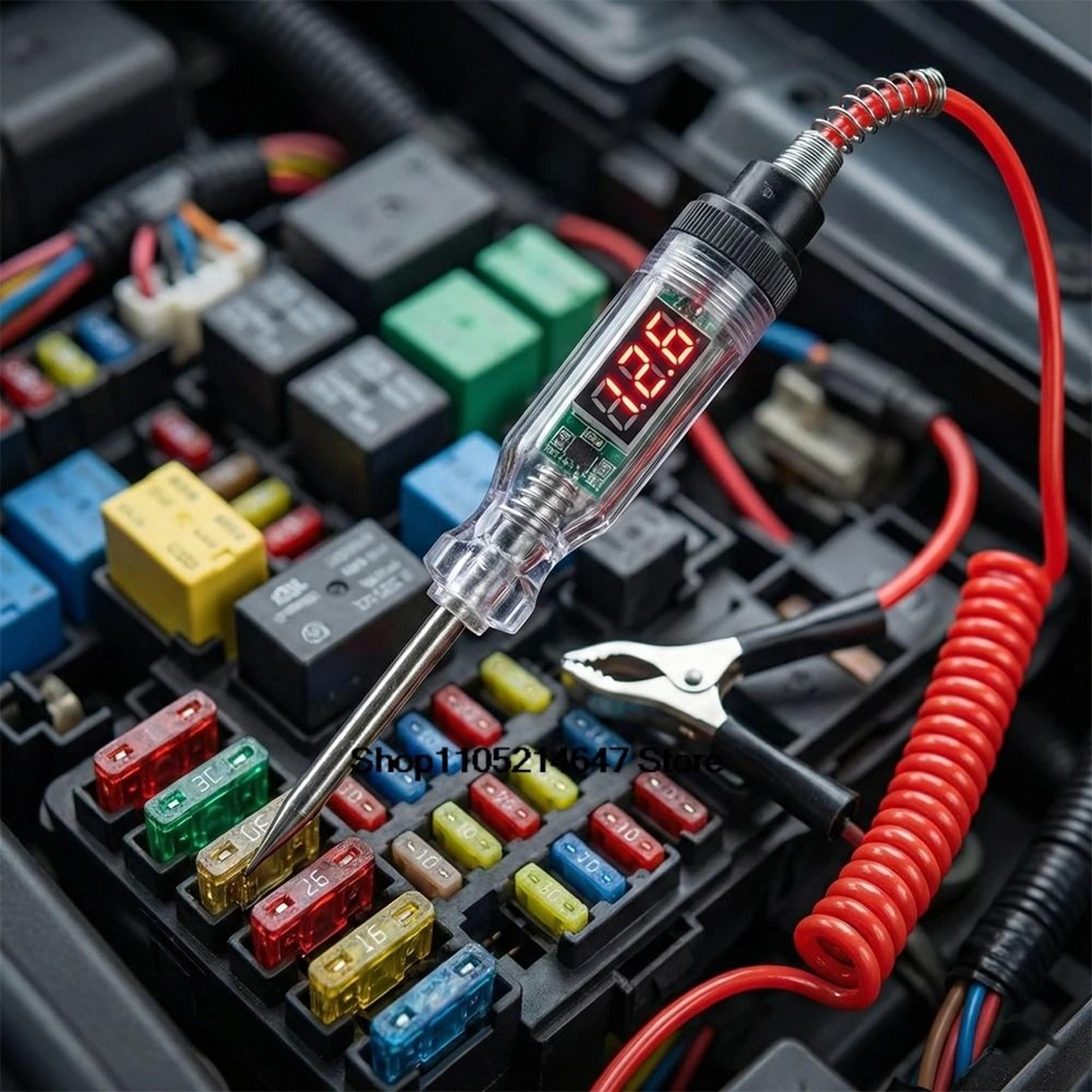 precision 120v circuit diagnostic system – premium automotive voltage probe & light tester