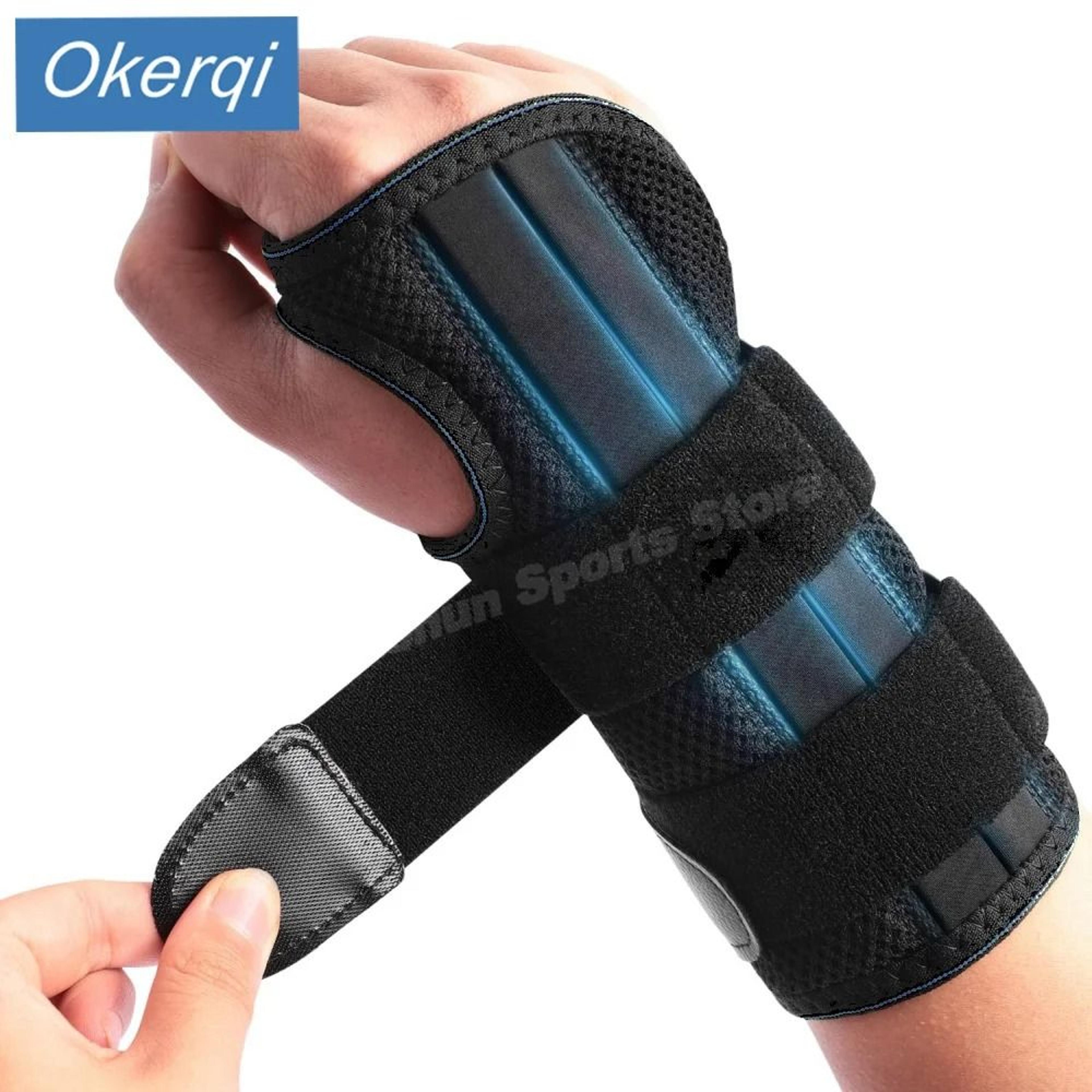 compression wrist brace protector for carpal tunnel and orthopedic support