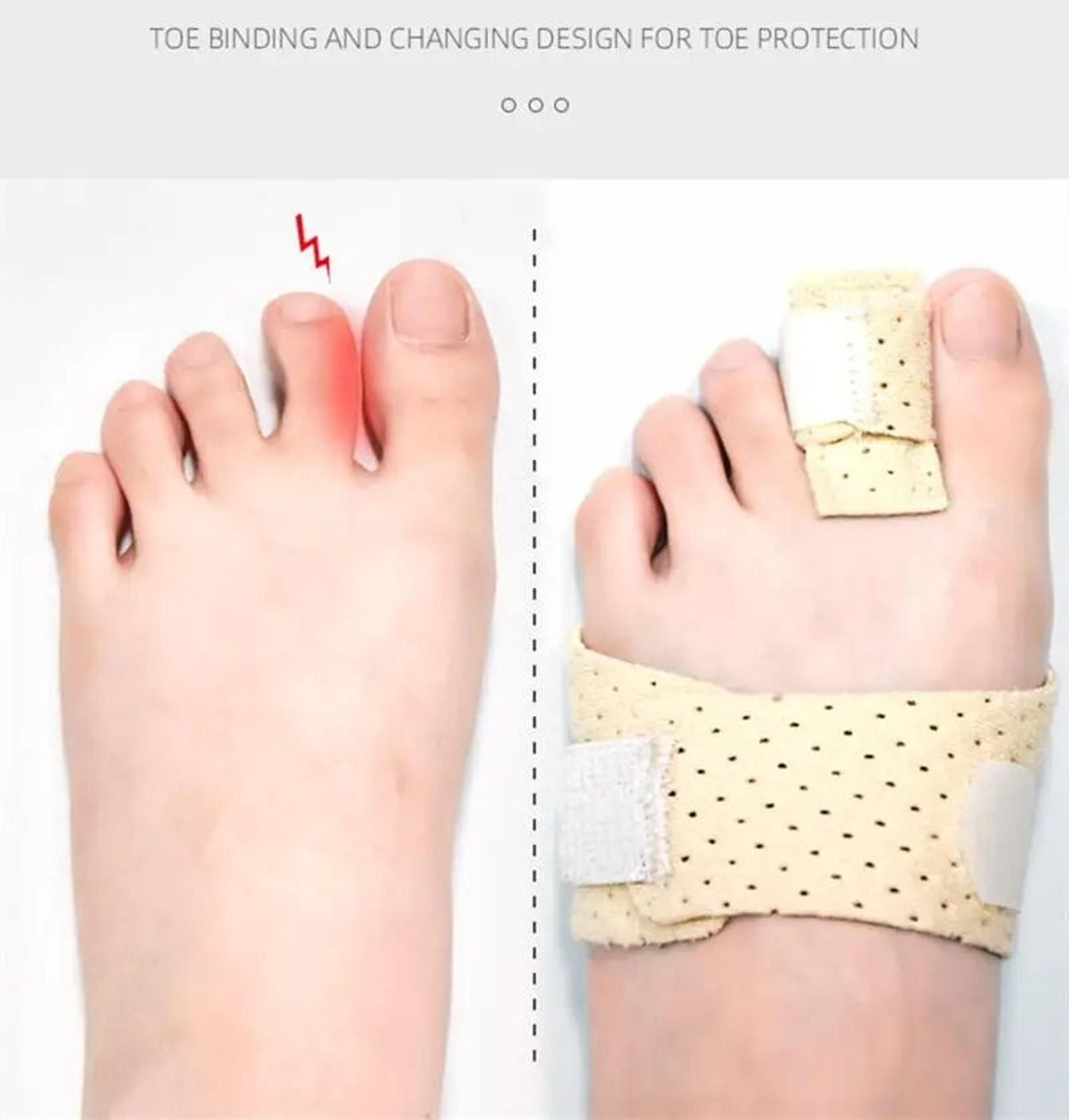 bunion corrector and adjustable toe straightener for hallux valgus relief
