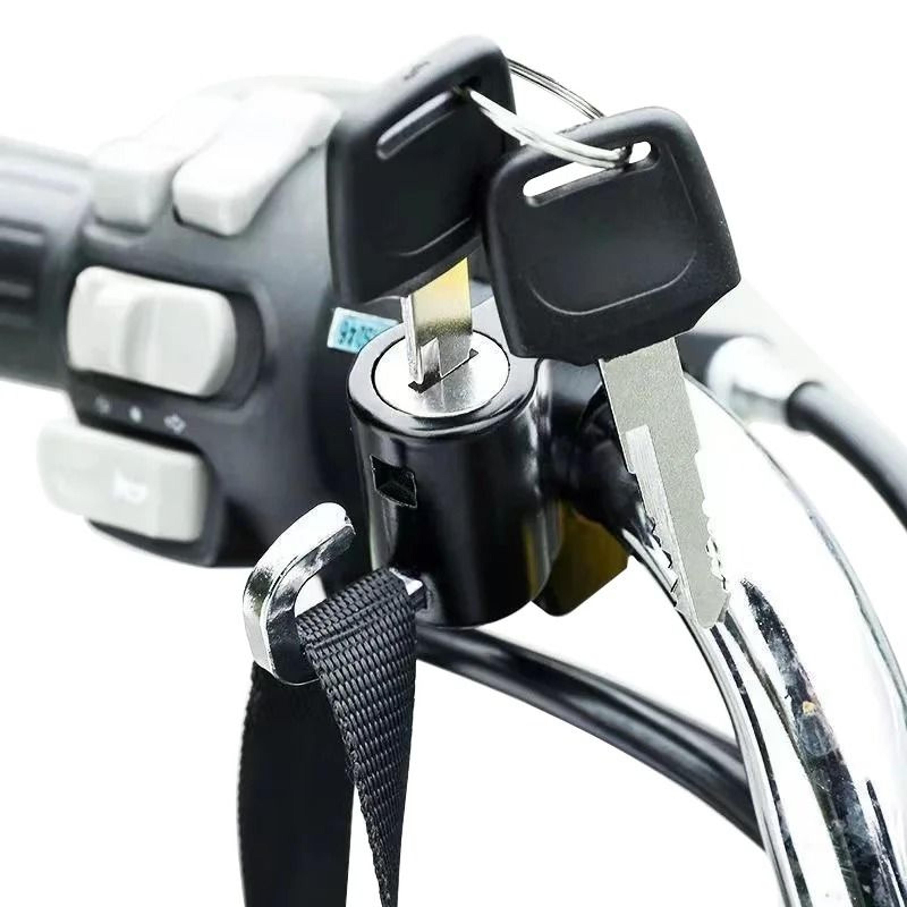 motorcycle helmet anti-theft lock and fixed metal security hardware