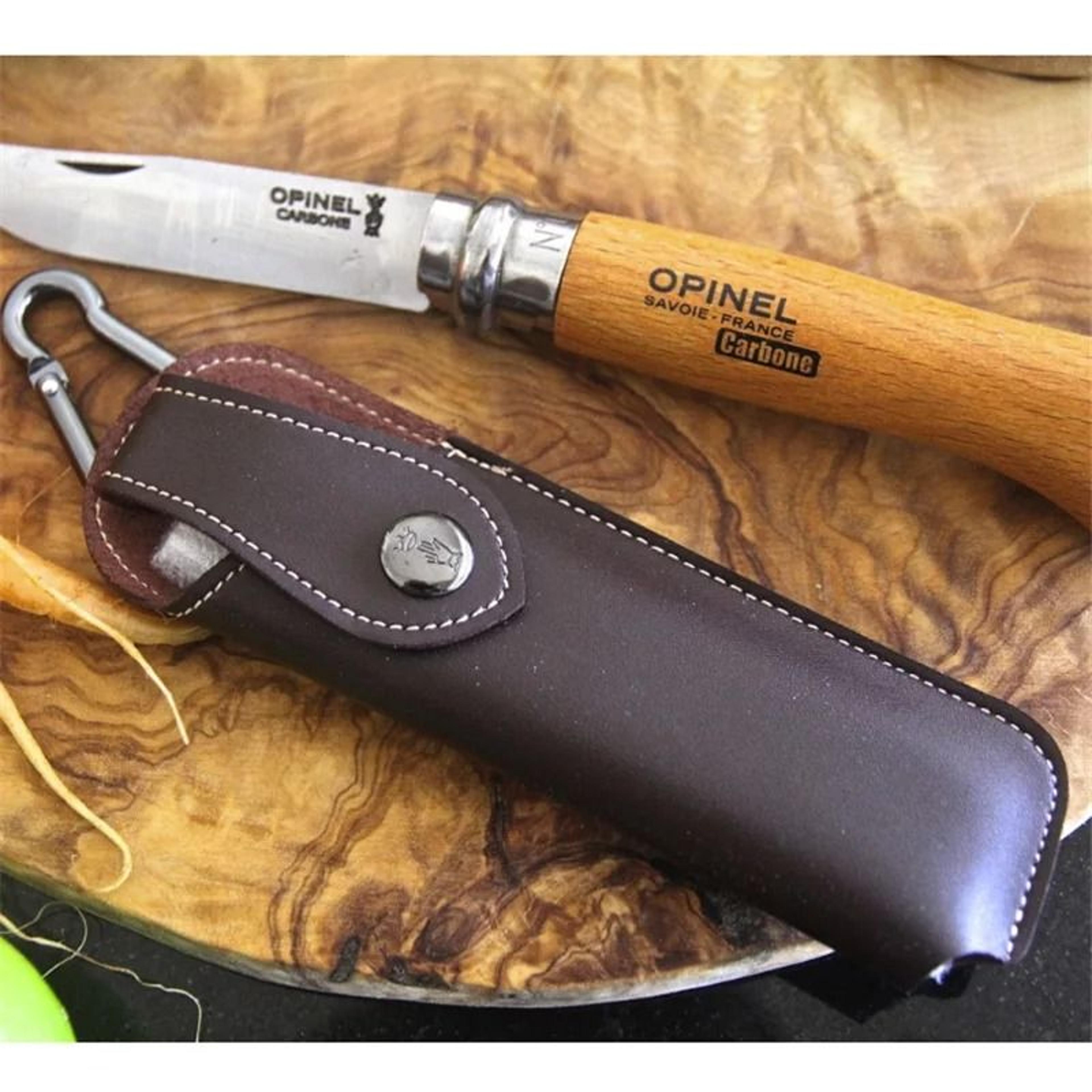 premium outdoor leather knife sheath and portable belt-carry protective cover