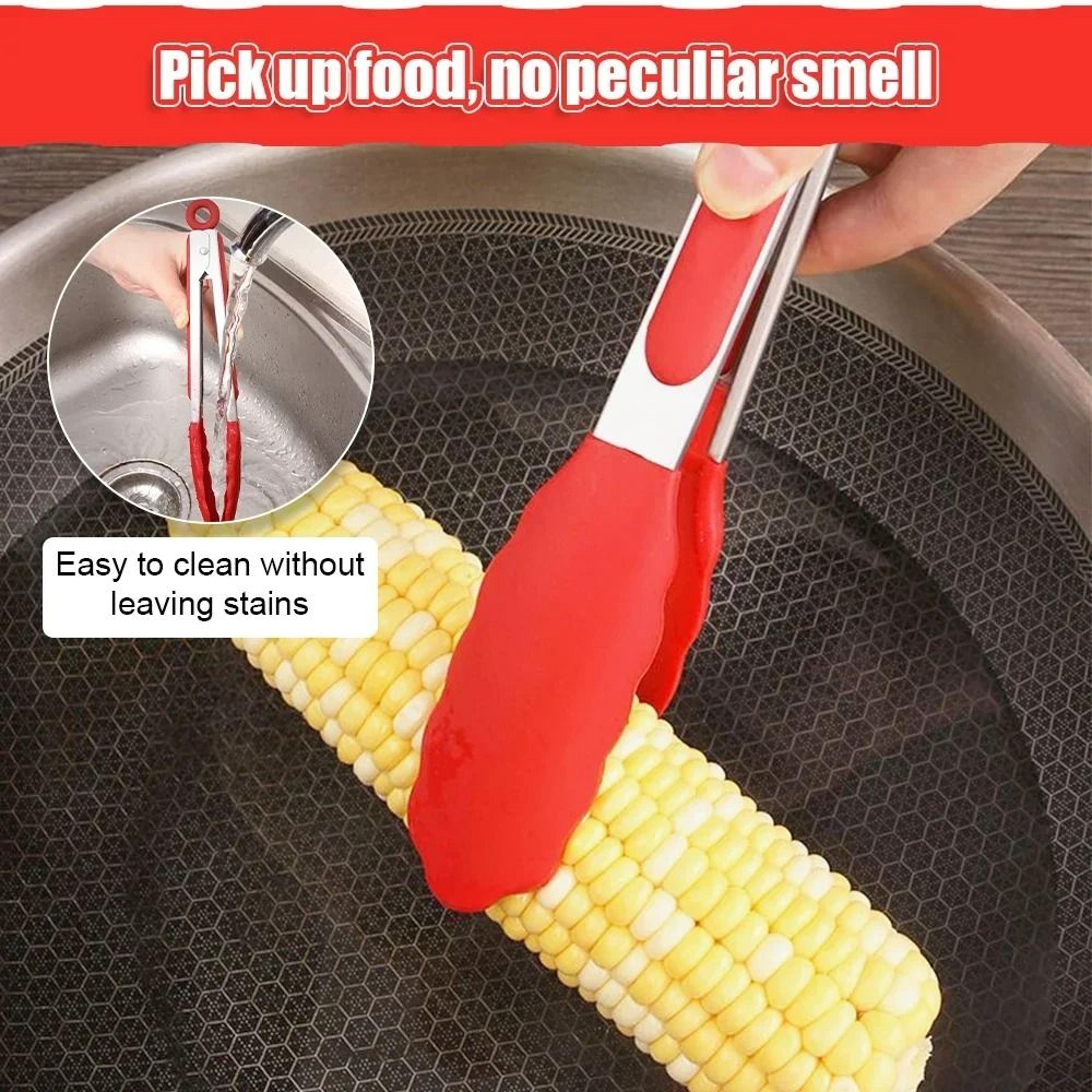 precision silicone-tipped food tongs and high-performance culinary handling architecture