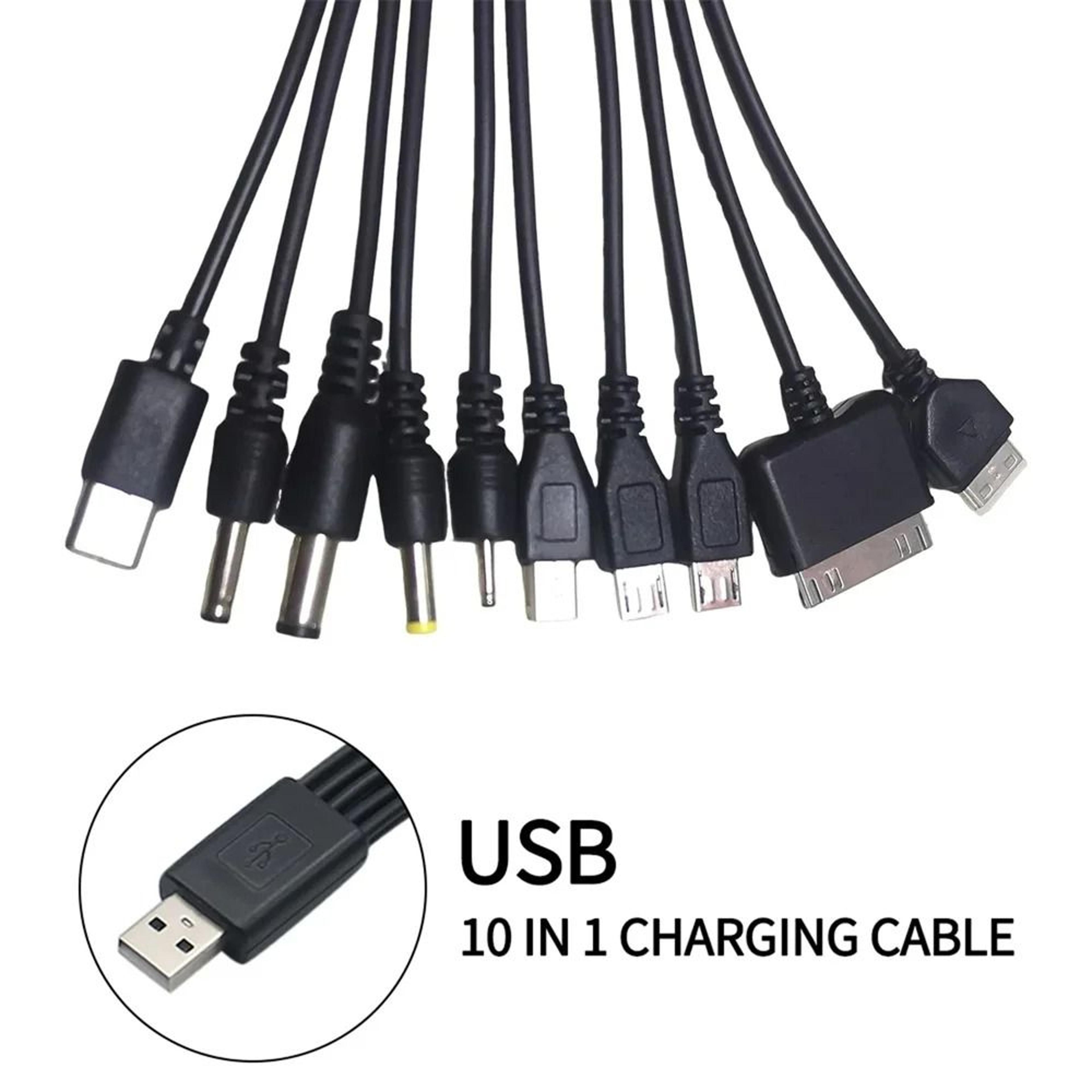 10-in-1 universal multi-pin high-fidelity usb charging and data hub