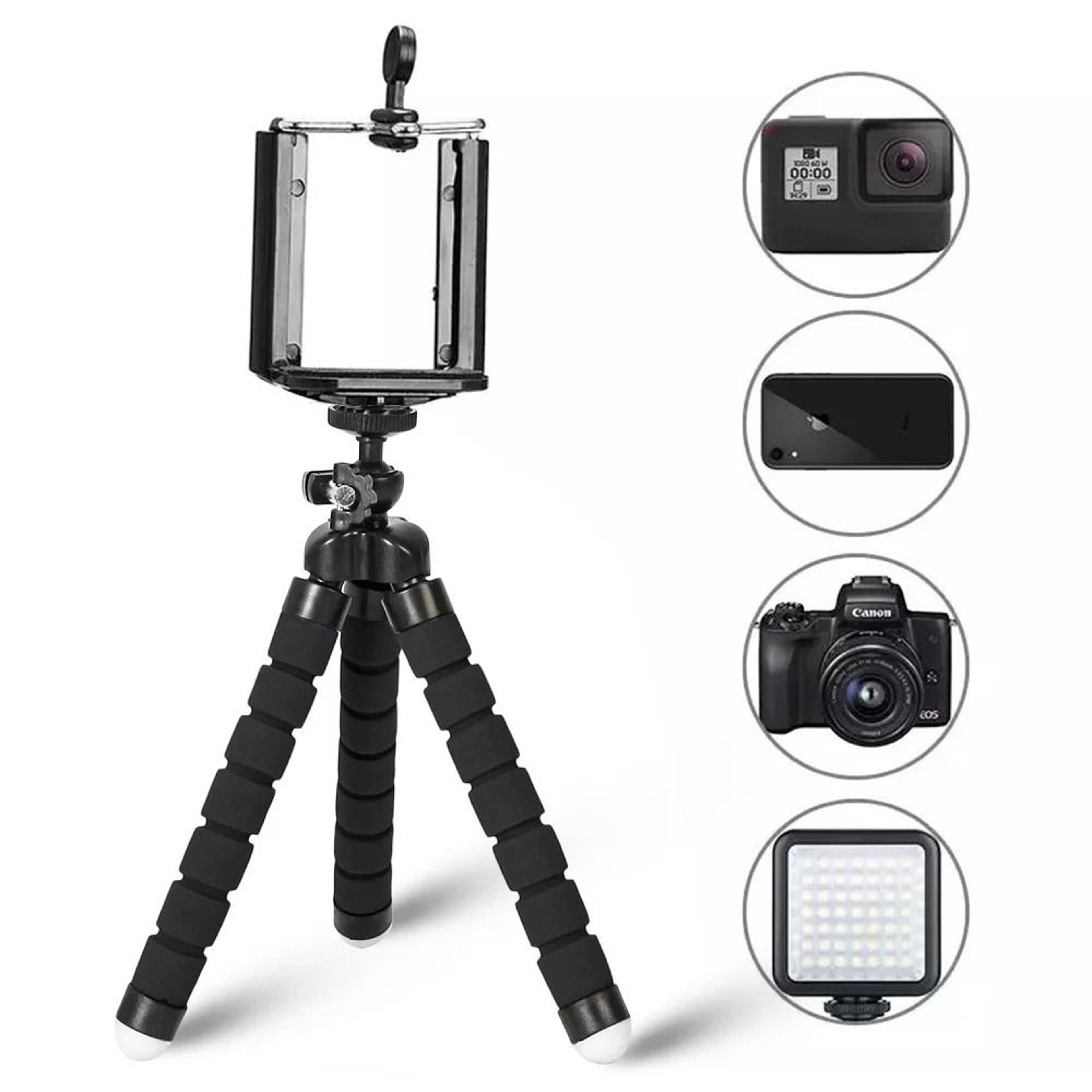 universal octopus mini flexible tripod and high-fidelity smartphone stand